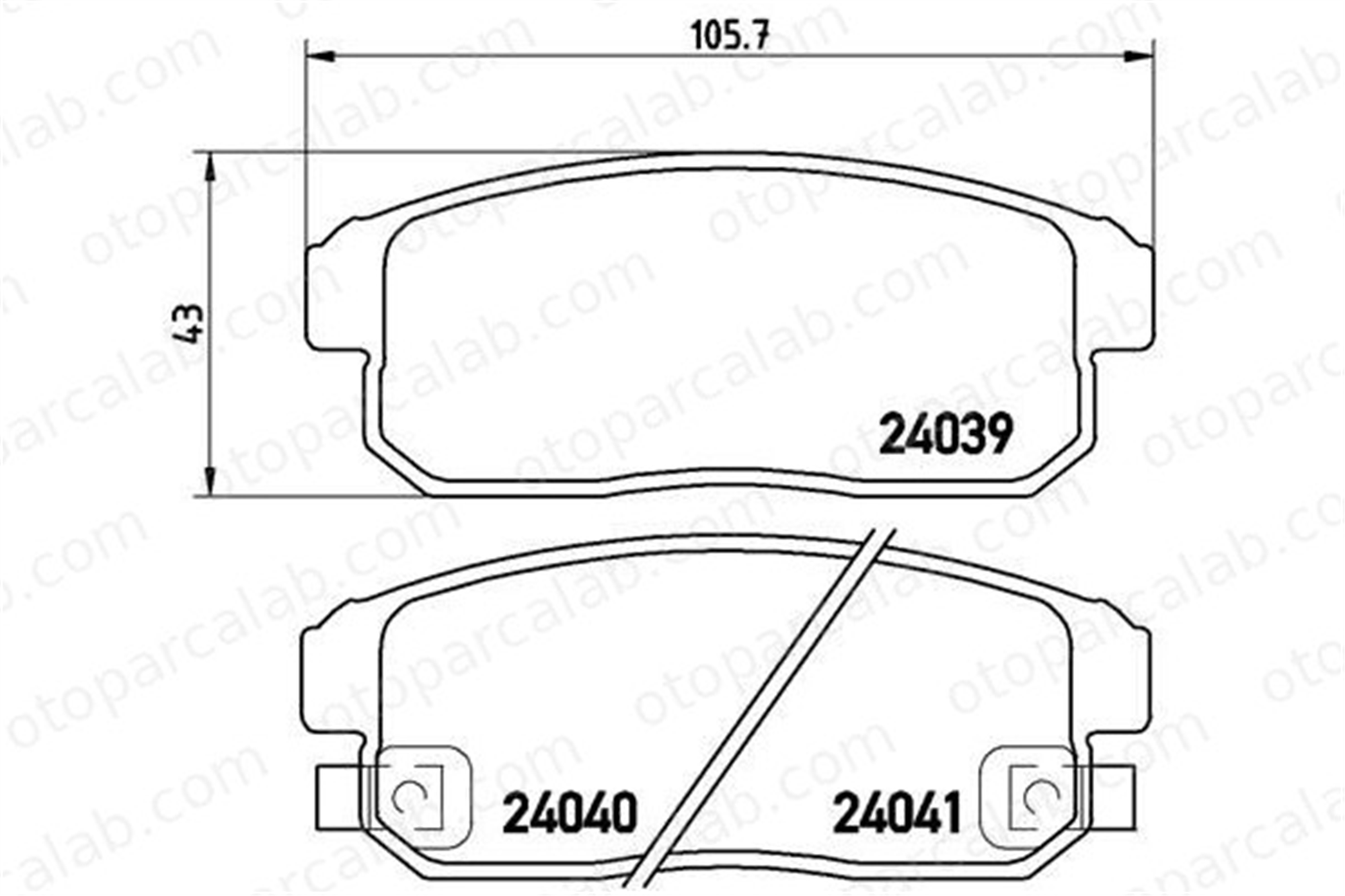 BREMBO P 10 005 Fren Disk Balata Arka NISSAN CEFIRO III Sedan SUZUKI IGNIS I 5580060J10 440604U092