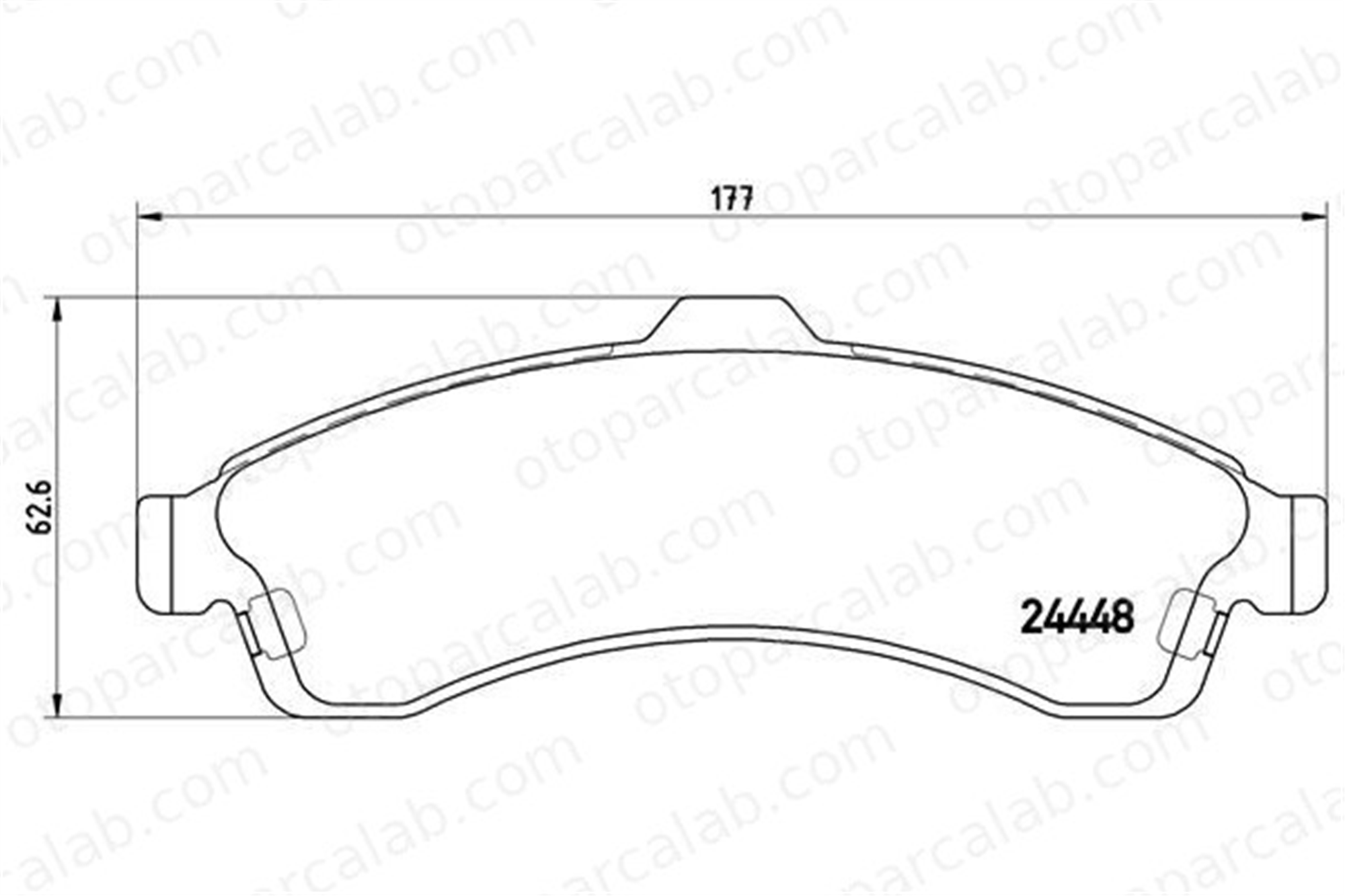 BREMBO P 10 009 Fren Disk Balata Ön CHEVROLET TRAILBLAZER ISUZU ASCENDER 88964424 12497782