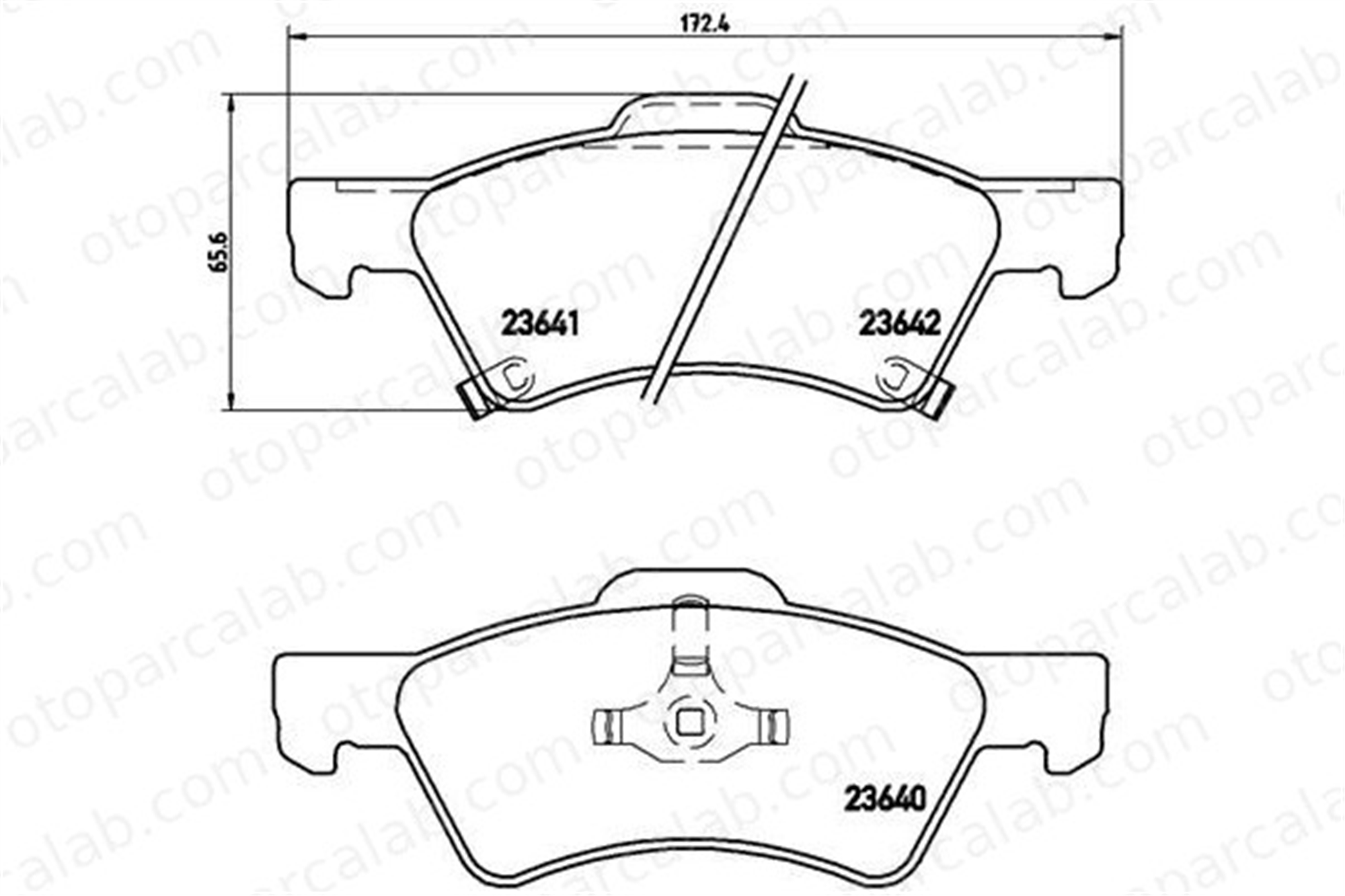 BREMBO P 11 015 Fren Disk Balata Ön CHRYSLER VOYAGER IV DODGE CARAVAN K05019804AA 5019803AA