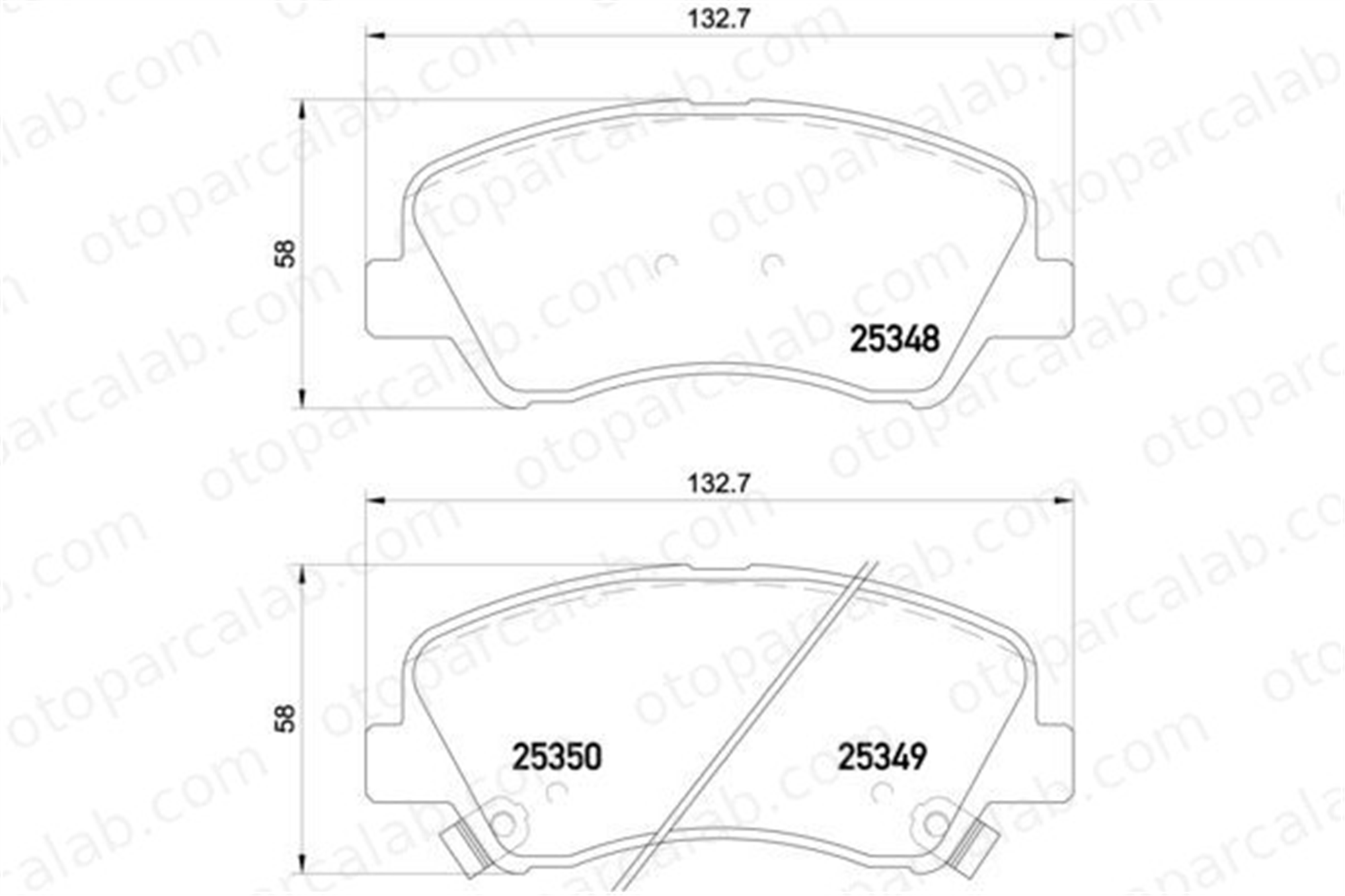 BREMBO P 18 025X Fren Disk Balata Ön HYUNDAI ACCENT IV Sedan i20 II 581011RA00 581011RA05