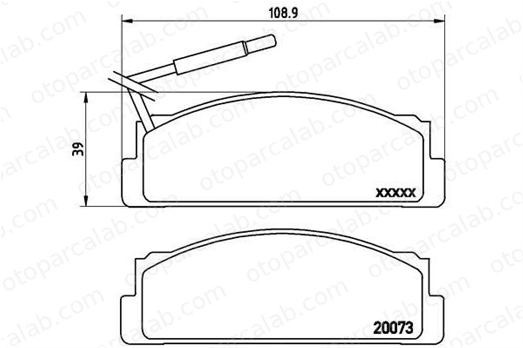 BREMBO P 23 005 Fren Disk Balata Ön FIAT 131 127 4309760 4379301
