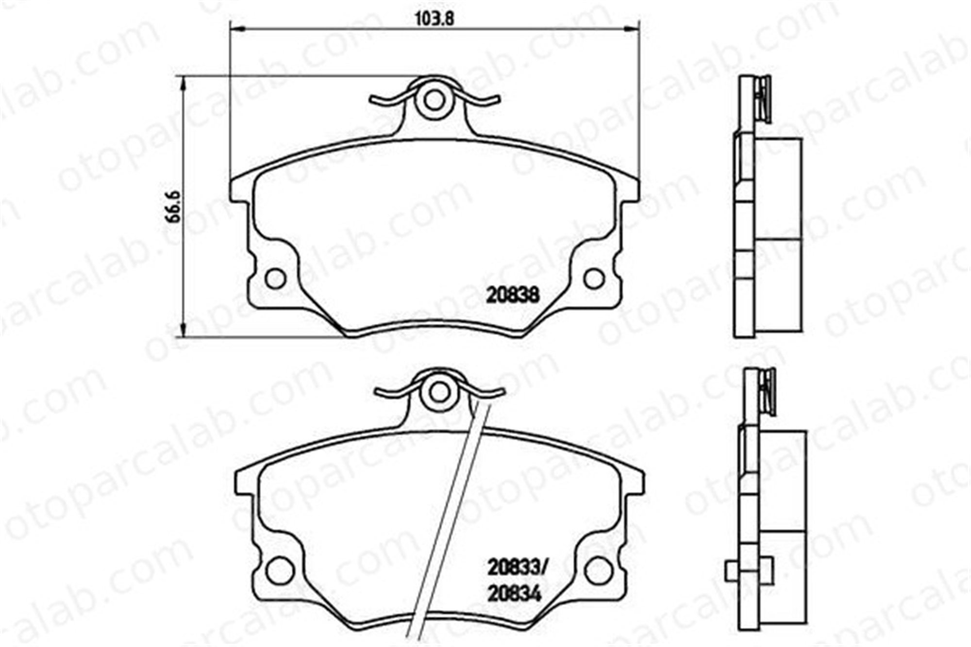 BREMBO P 23 017 Fren Disk Balata Ön FIAT TIPO TEMPRA S.W. 5892735 77362185