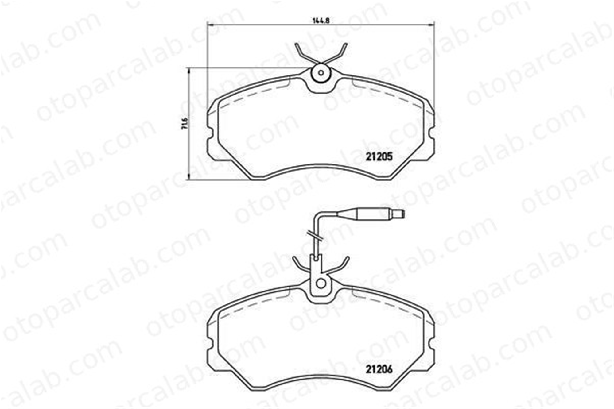 BREMBO P 23 023 Fren Disk Balata Ön FIAT DUCATO Panorama DUCATO Panelvan/Van 425105 9938205
