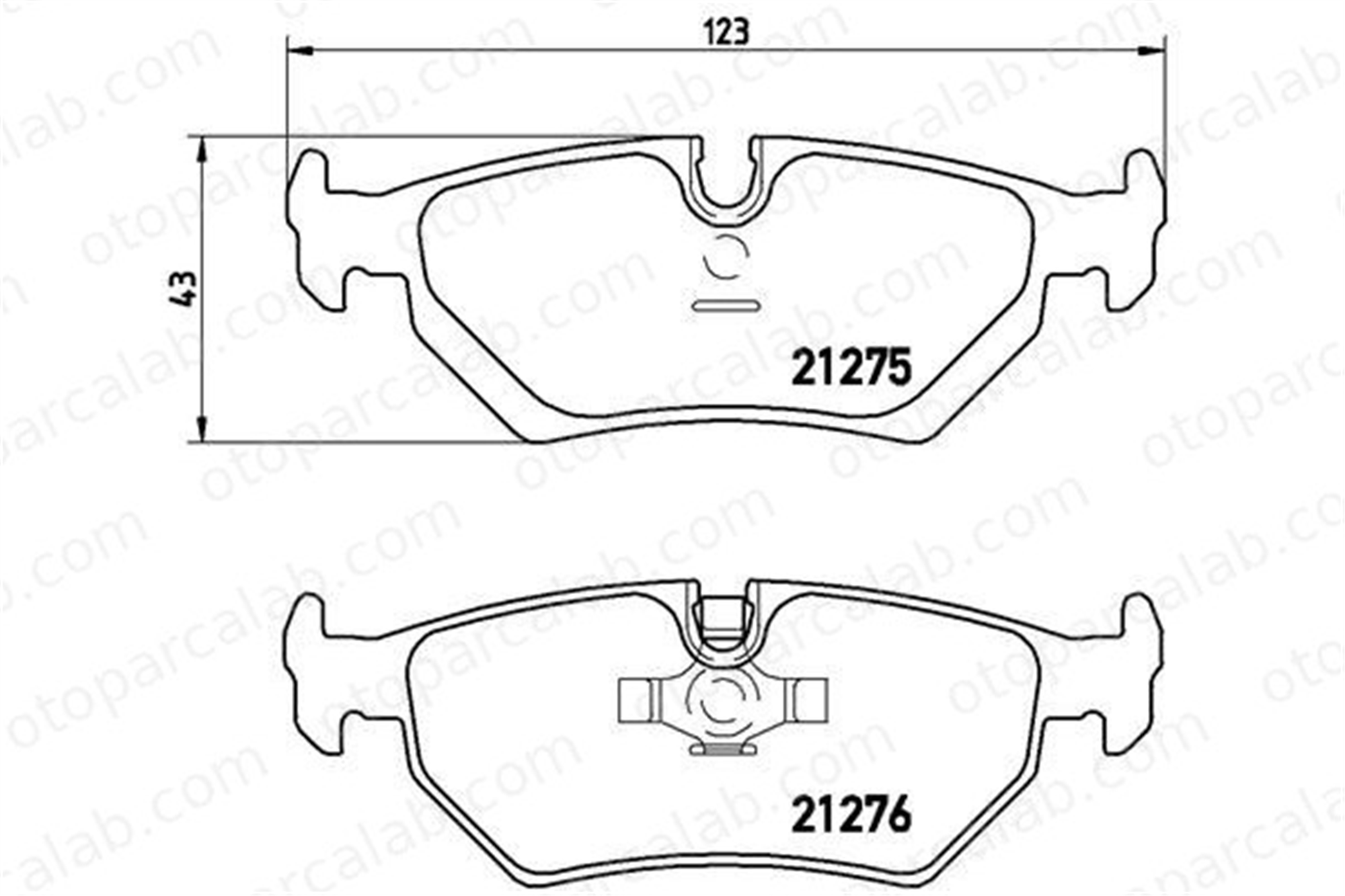 BREMBO P 23 062 Fren Disk Balata Arka CITROËN EVASION MPV FIAT ULYSSE 425466 1617276580
