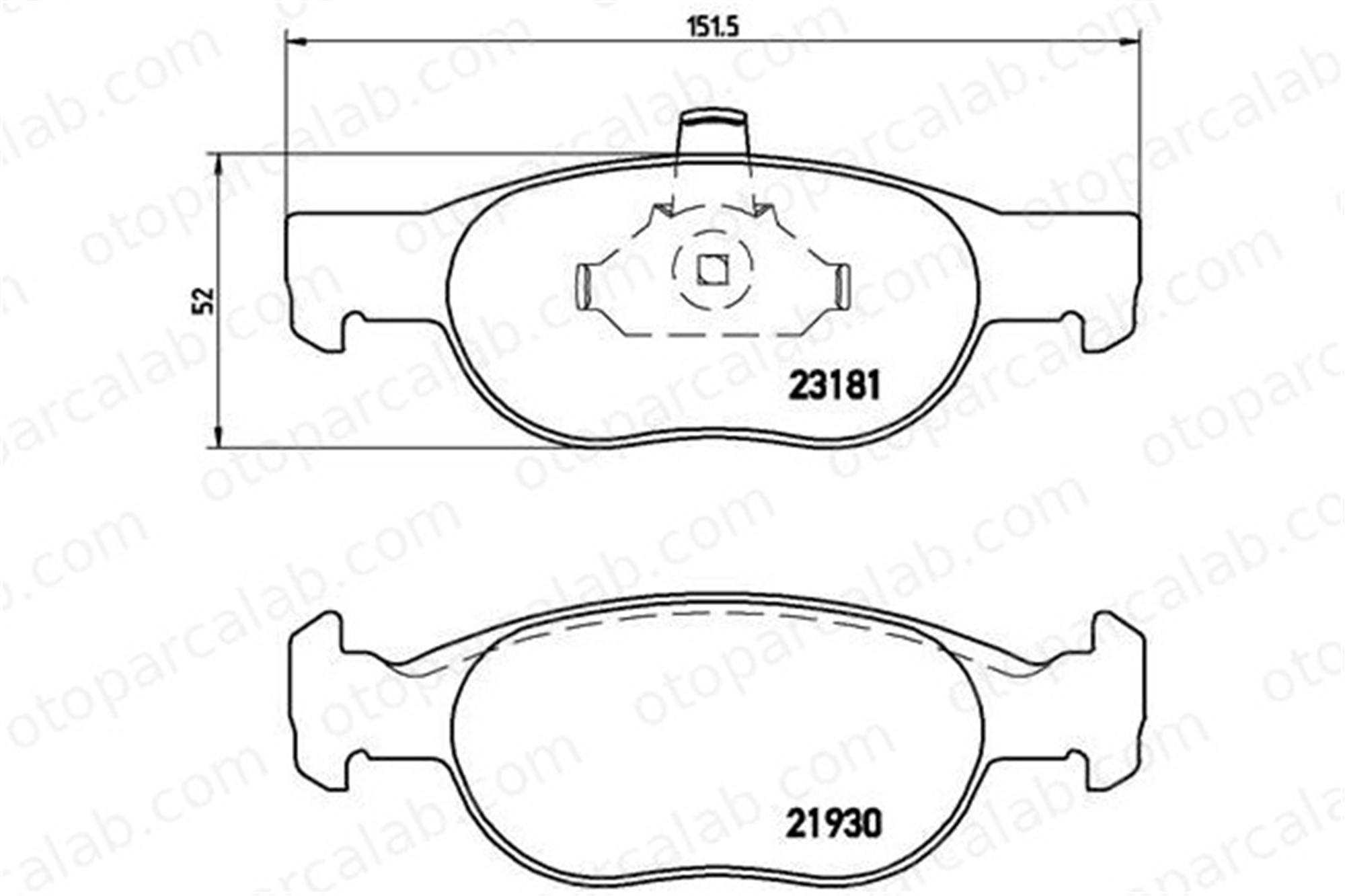 BREMBO P 23 125 Fren Disk Balata Ön LANCIA Y FIAT PUNTO 77362190 6001073161