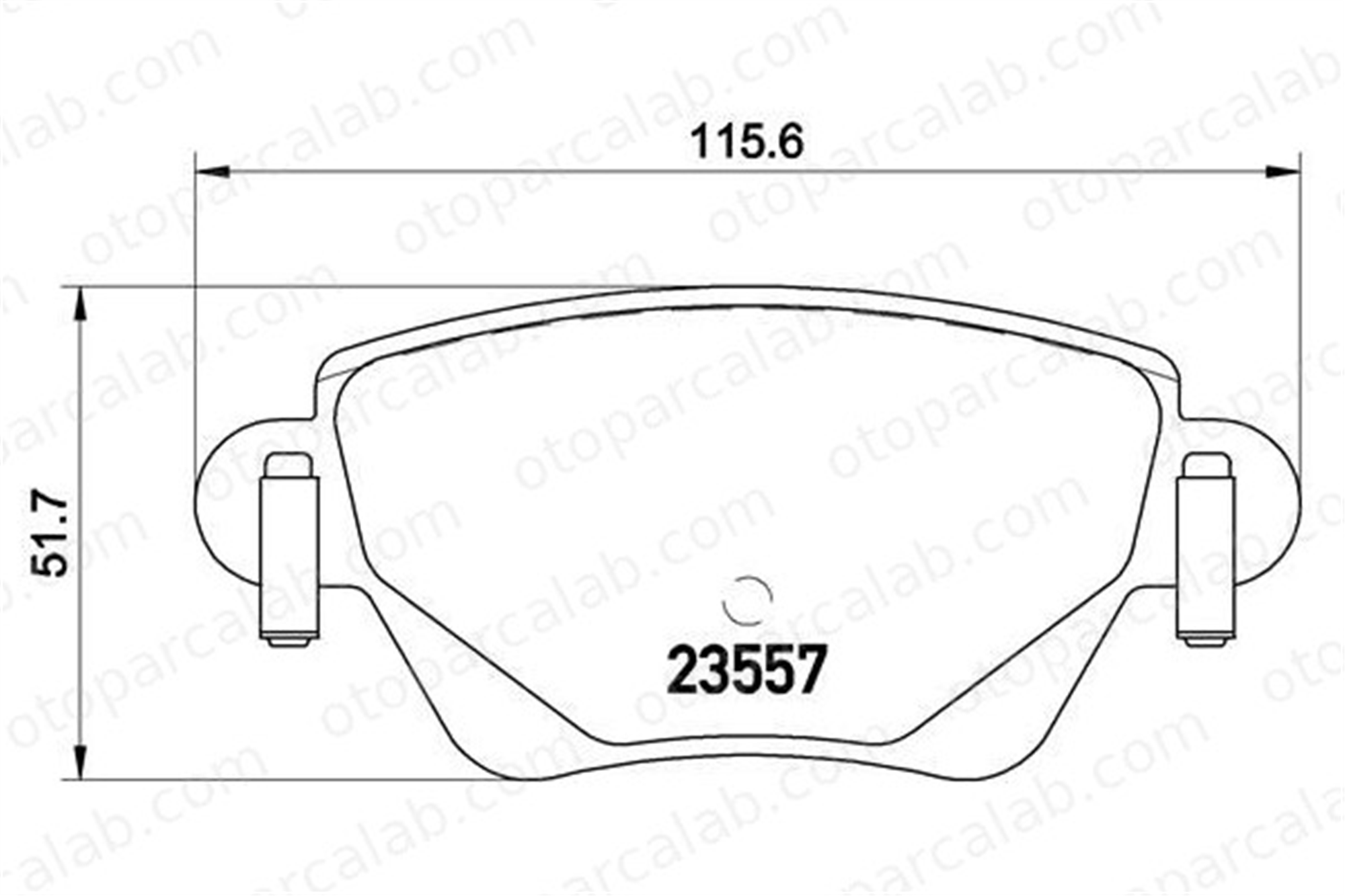 BREMBO P 24 059 Fren Disk Balata Arka FORD MONDEO III Sedan MONDEO III 7701207187 1S712M008AD
