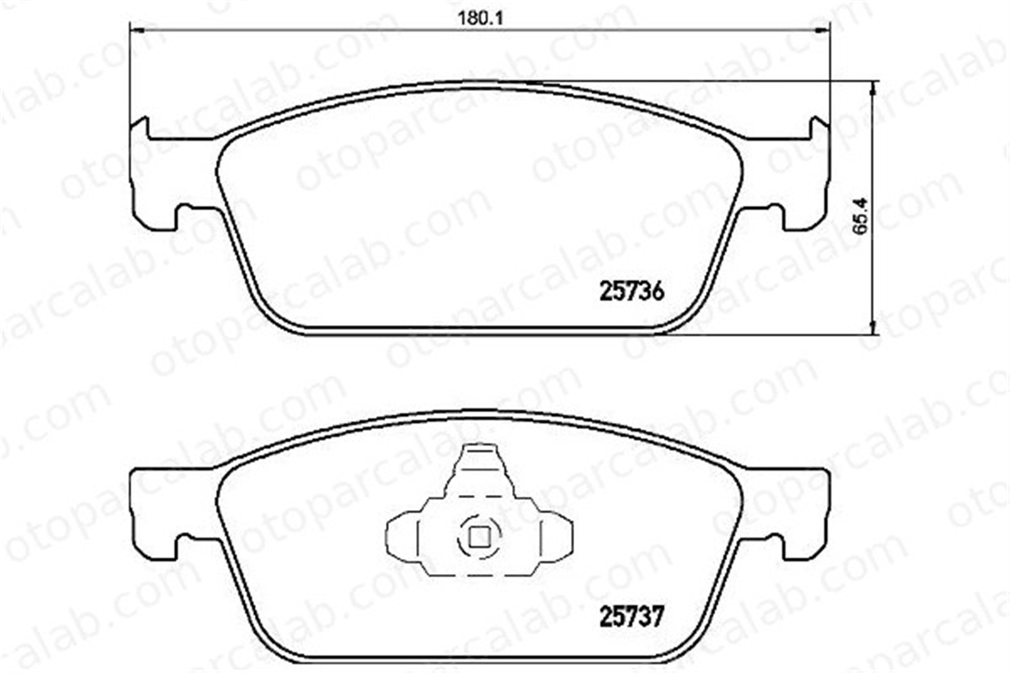 BREMBO P 24 157 Fren Disk Balata Ön FORD KUGA II TOURNEO CONNECT / GRAND TOURNEO CONNECT V408 MPV BV612K021AC 1775091