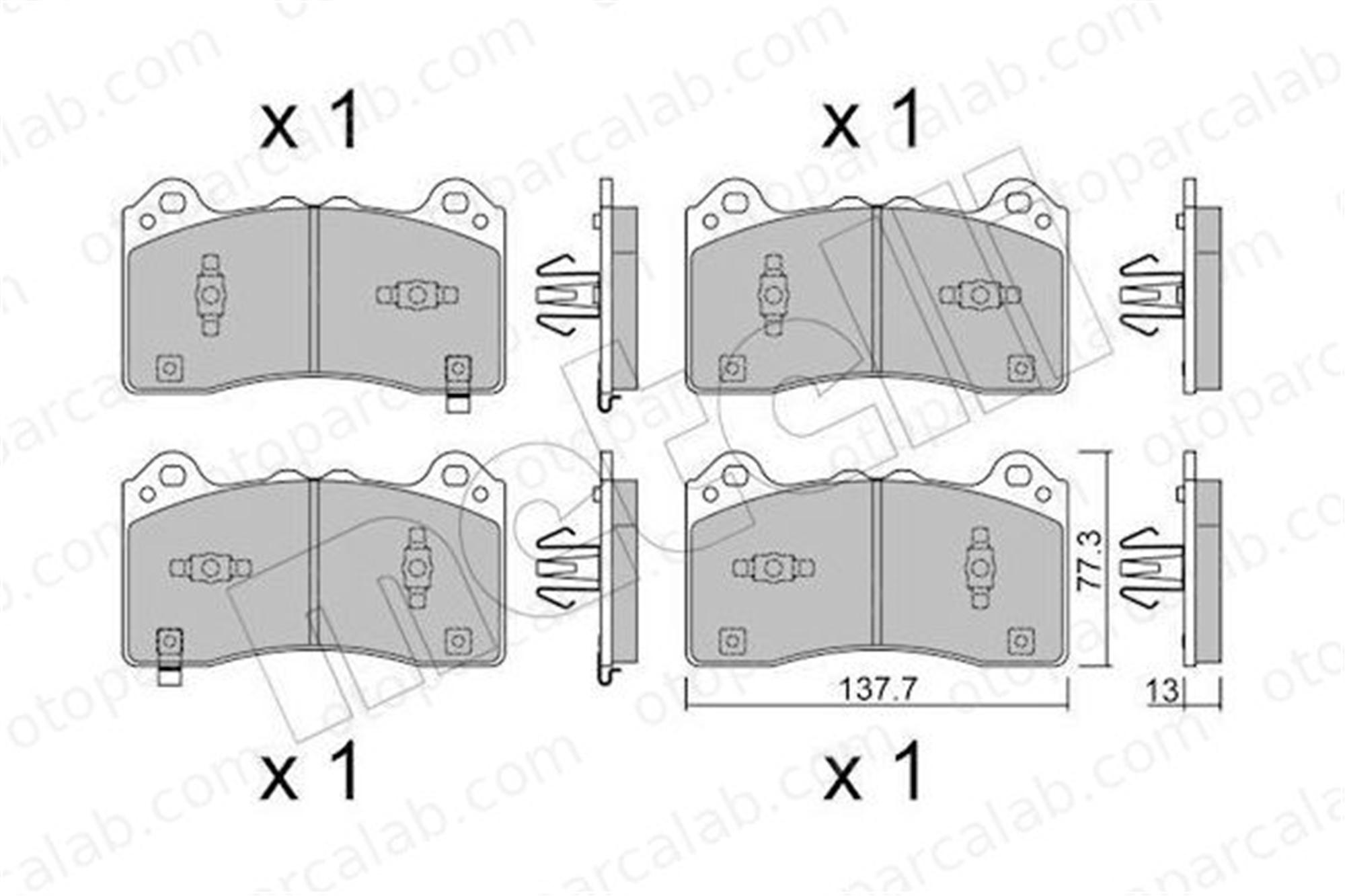 BREMBO P 24 256 Fren Disk Balata Ön FORD FOCUS IV FOCUS IV Turnier 2483460 KTLJ9C2K021FEB