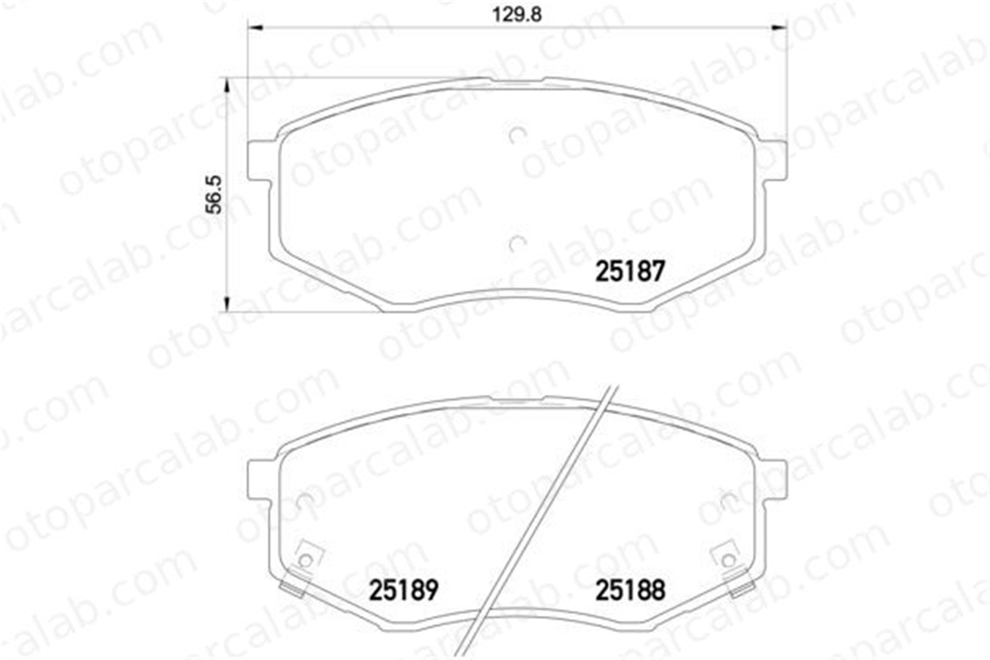 BREMBO P 30 055X Fren Disk Balata Ön HYUNDAI ix20 KIA OPTIMA Sportswagon 581012SA00 581013SA21