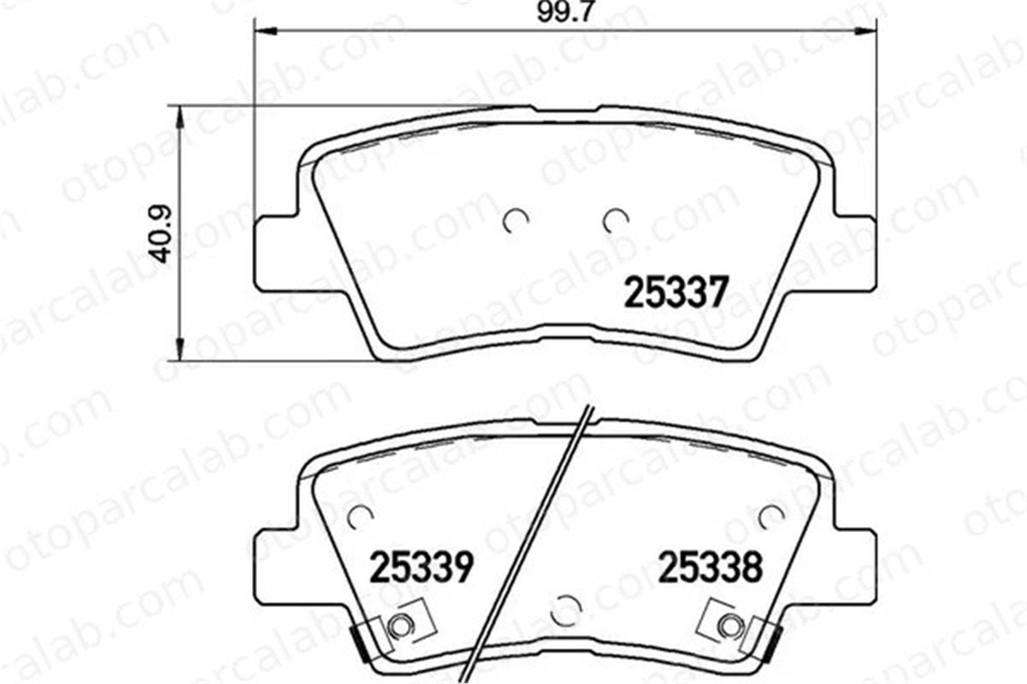 BREMBO P 30 094X Fren Disk Balata Ön HYUNDAI i30 i30 Station wagon 58302A6A30 583022VA50