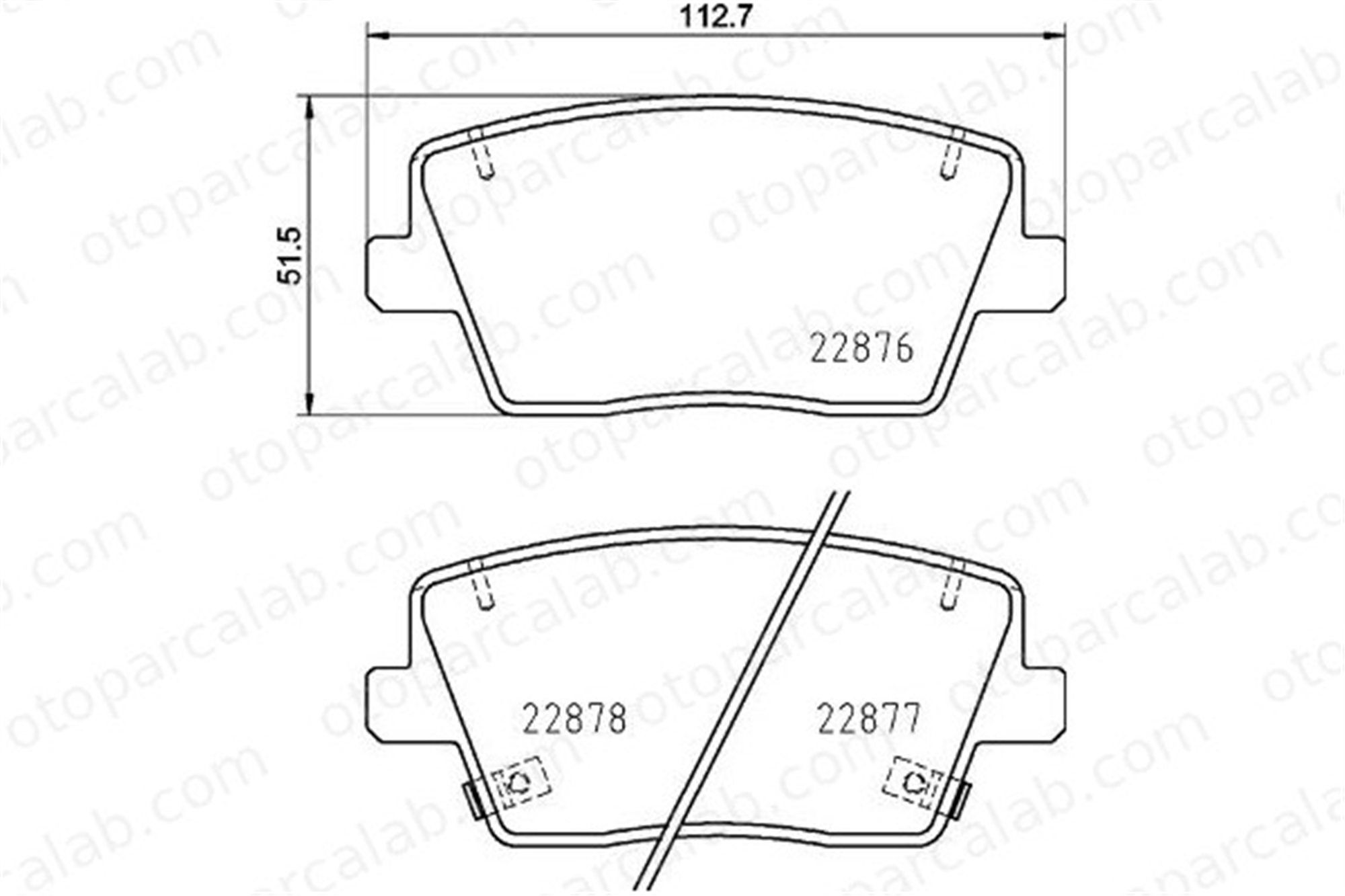 BREMBO P 30 112 Fren Disk Balata Arka HYUNDAI i30 FASTBACK 58302S0A50 5830250A30