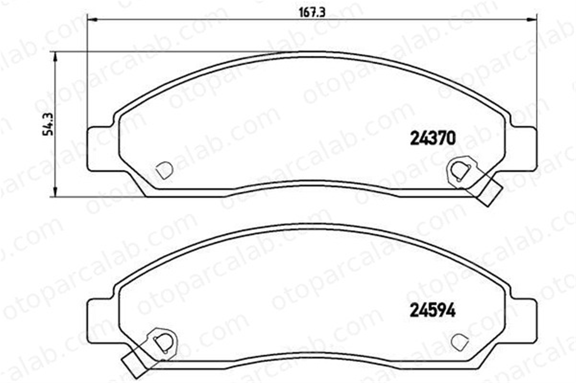 BREMBO P 34 005 Fren Disk Balata Ön ISUZU D-MAX I 89040317 89040316