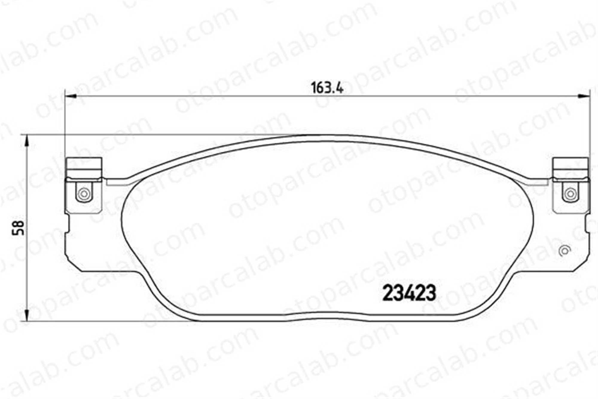 BREMBO P 36 012 Fren Disk Balata Ön JAGUAR S-TYPE II LINCOLN LS XR858178 XW4Z2001AA