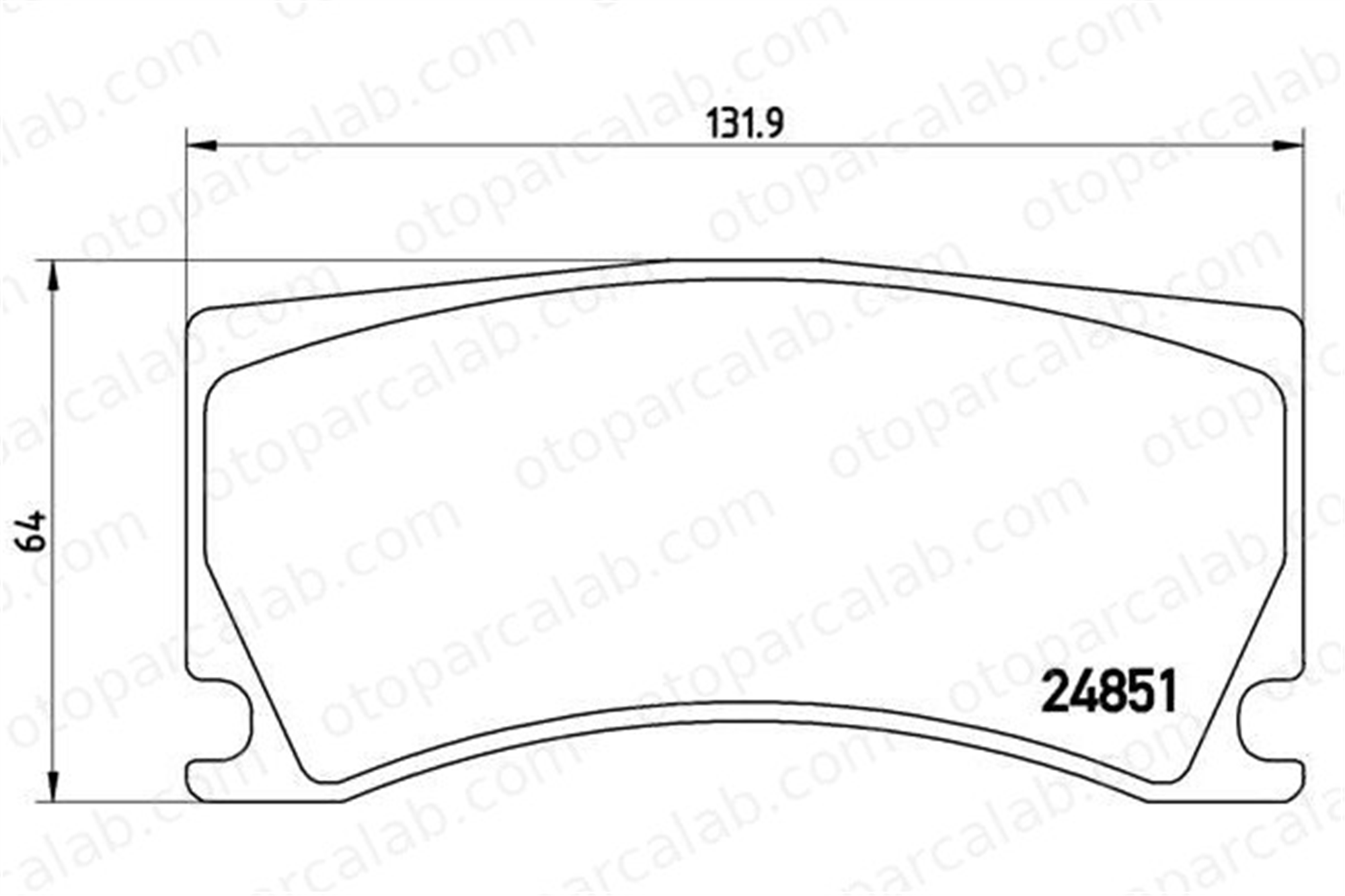 BREMBO P 36 024 Fren Disk Balata Ön veya Arka JAGUAR XK II Coupe XK II Cabrio 1610696480 C2P15994