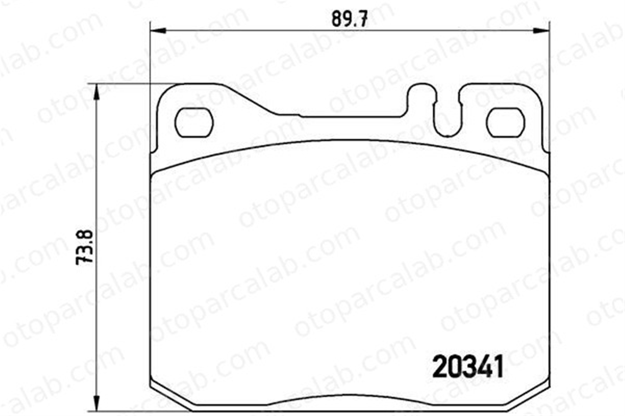 BREMBO P 50 004 Fren Disk Balata Ön MERCEDES-BENZ S-SERISI 123 Sedan A0014209920 4205920
