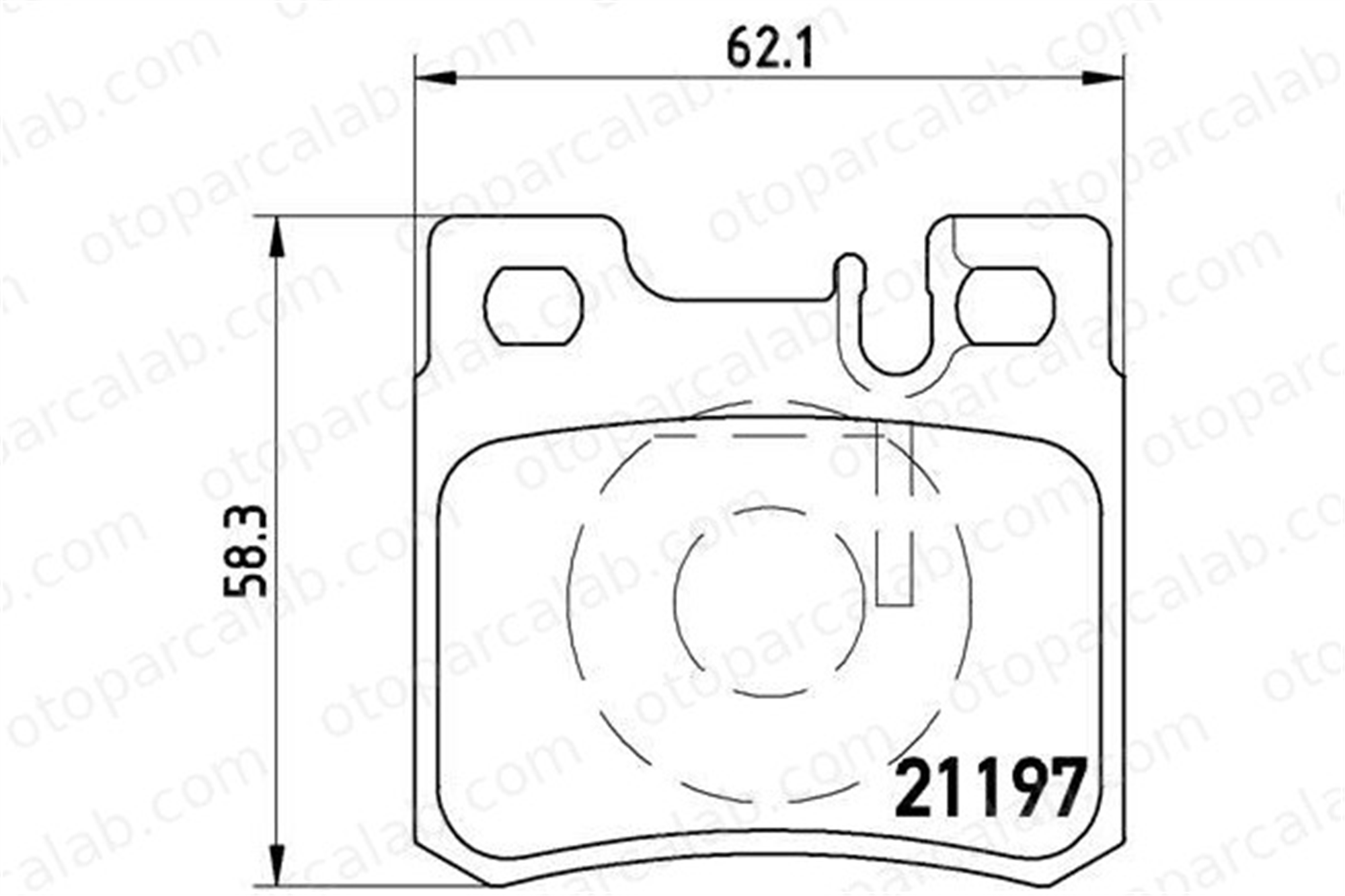 BREMBO P 50 009 Fren Disk Balata Arka MERCEDES-BENZ 124 T-Model E-SERISI A0054201720 14200220