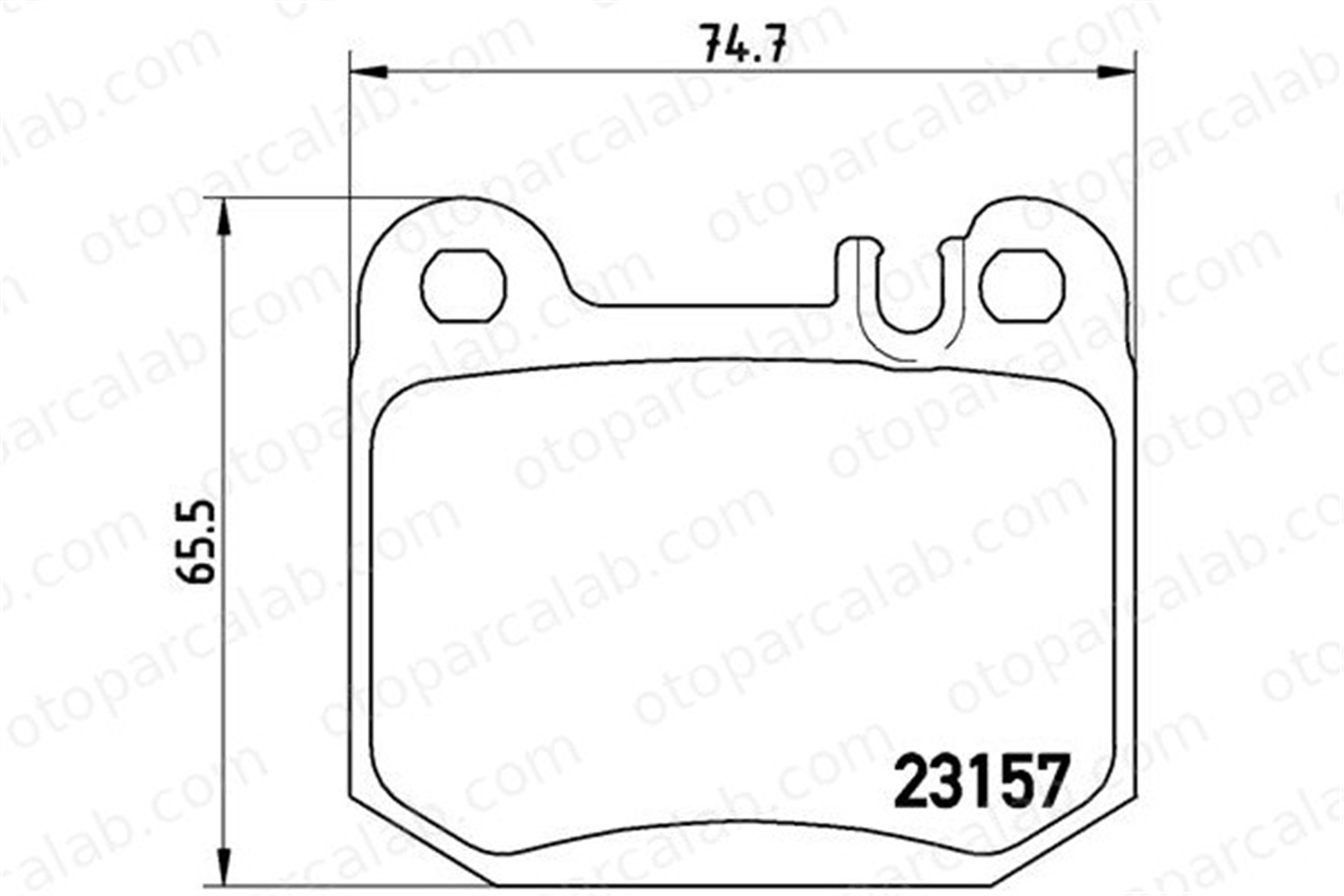 BREMBO P 50 043 Fren Disk Balata Arka MERCEDES-BENZ M-SERISI A1634201120 1634200720