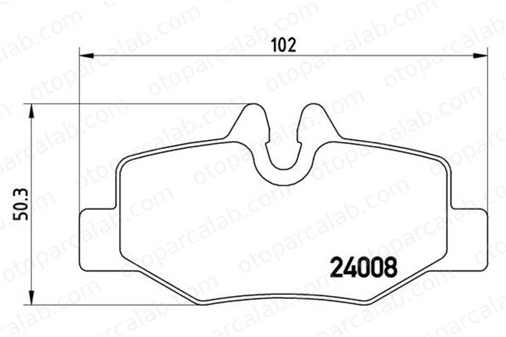 BREMBO P 50 051 Fren Disk Balata Arka MERCEDES-BENZ VITO Minibüs/Otobüs VITO / MIXTO Panelvan/Van A6394200200 4216210
