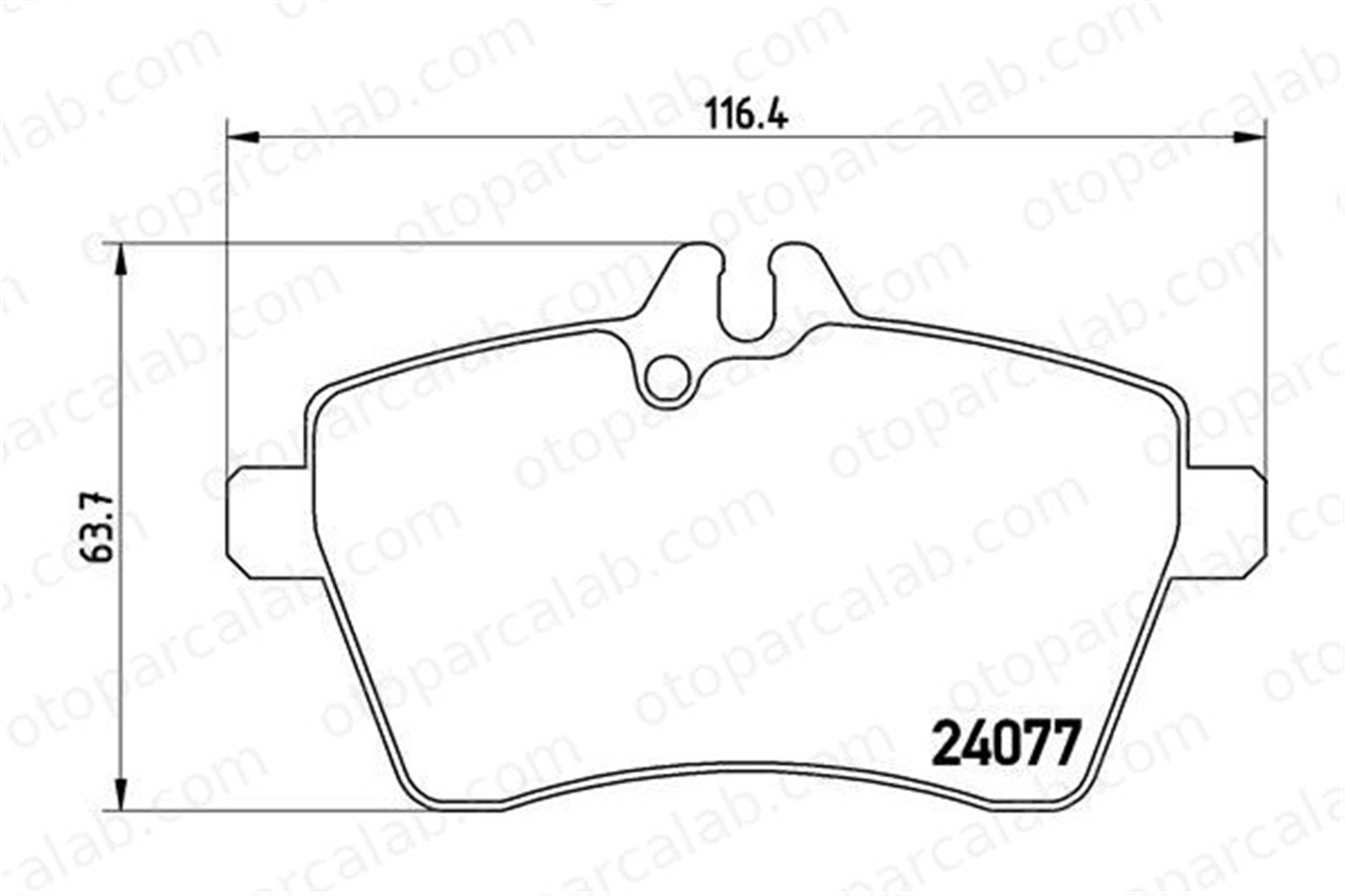 BREMBO P 50 056 Fren Disk Balata Ön MERCEDES-BENZ A-SERISI B-SERISI Sports Tourer A1694202020 1694200320