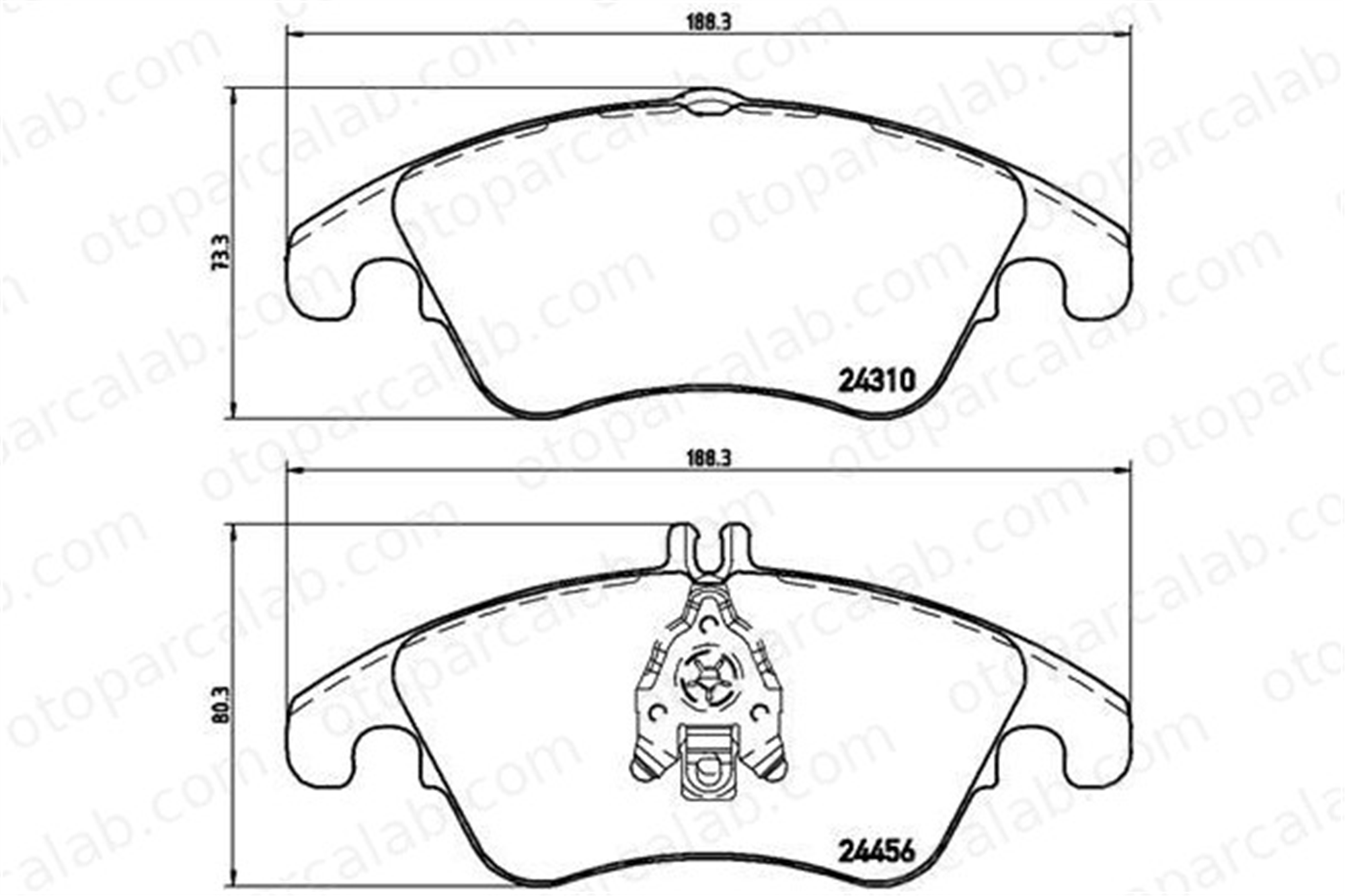 BREMBO P 50 069 Fren Disk Balata Ön MERCEDES-BENZ E-SERISI E-SERISI T-Model A0004209004 4200105