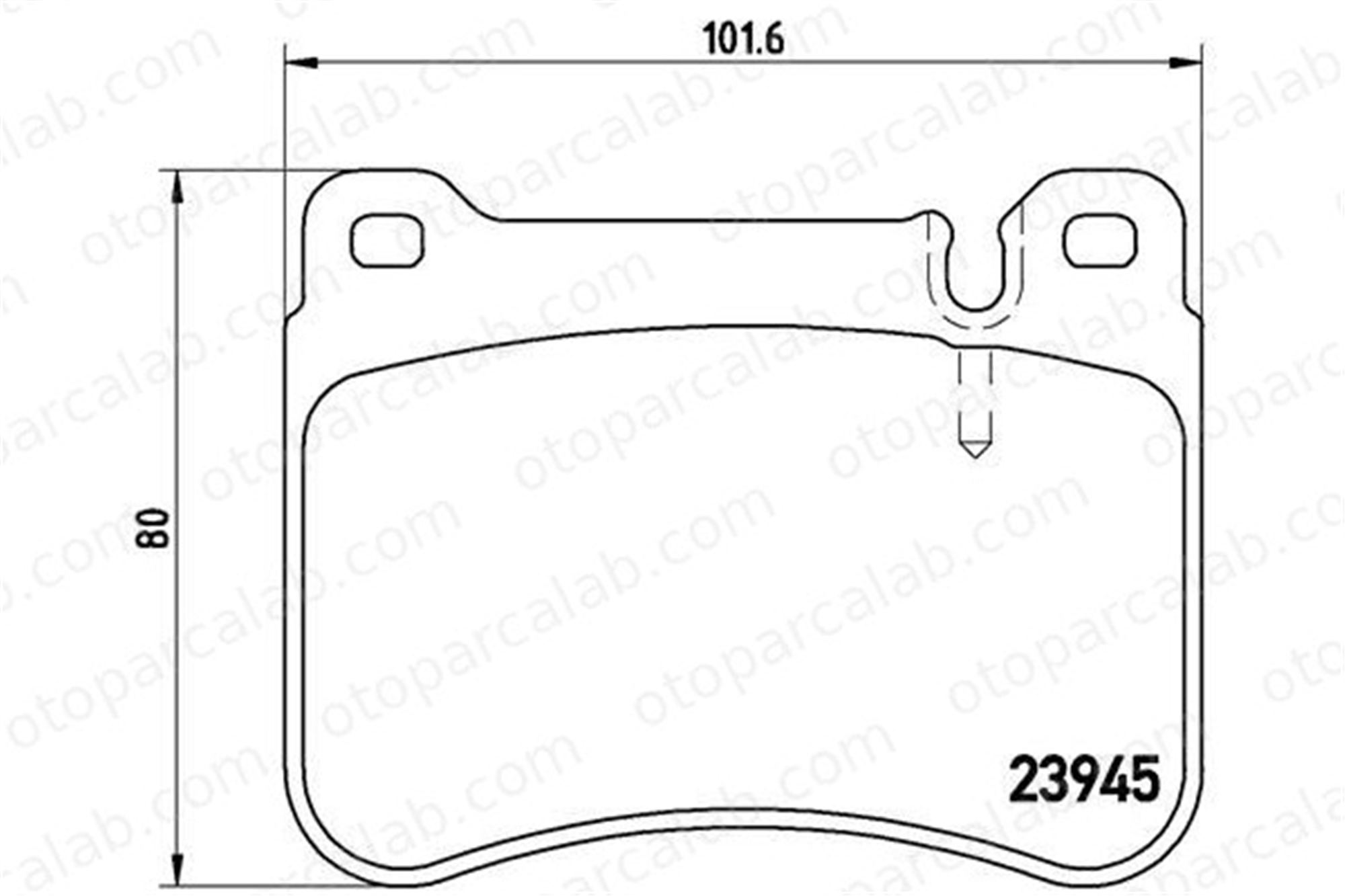 BREMBO P 50 073 Fren Disk Balata Ön MERCEDES-BENZ C-SERISI C-SERISI T-Model A0044205120 44205120