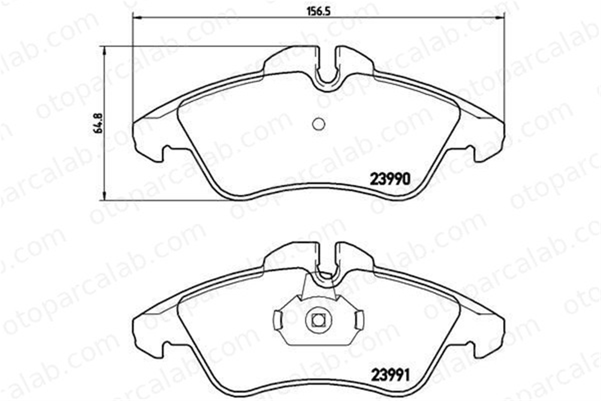 BREMBO P 50 080 Fren Disk Balata Ön MERCEDES-BENZ SPRINTER 3-t Panelvan/Van SPRINTER 3-t Minibüs/Otobüs A0024203920 2D0698151
