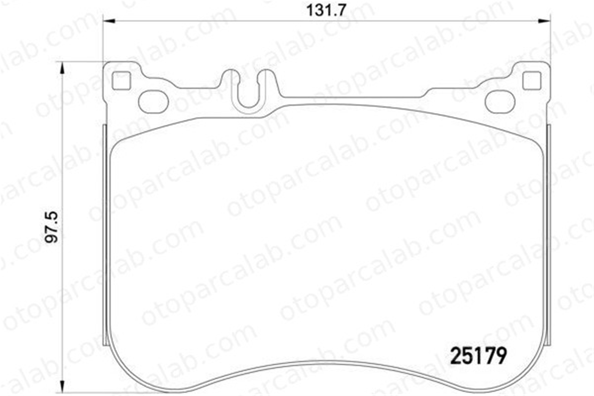 BREMBO P 50 095 Fren Disk Balata Ön MERCEDES-BENZ S-SERISI SL A0084200220 4203305