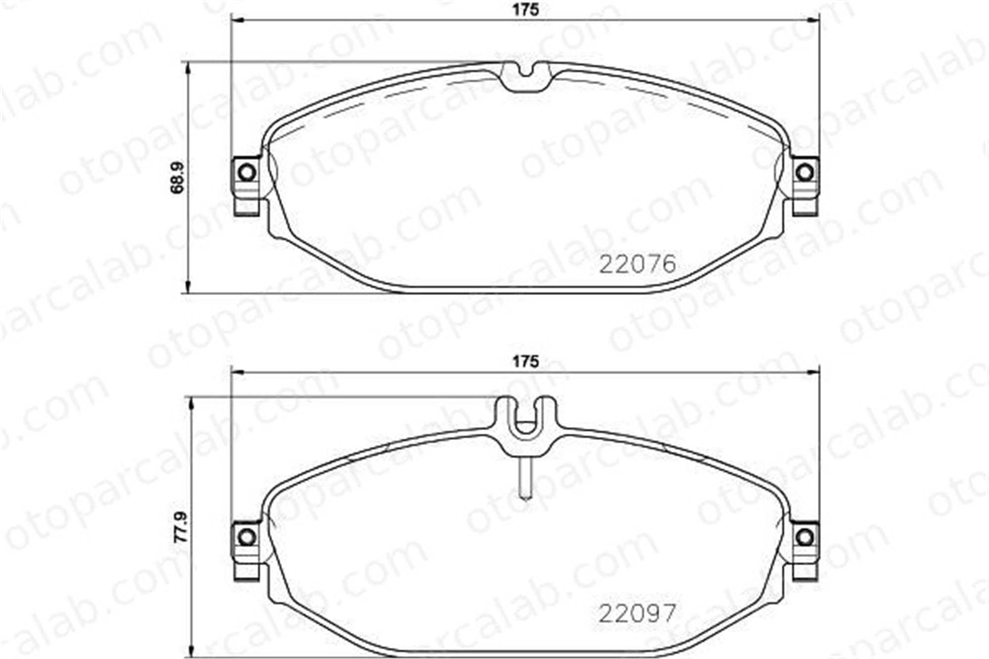 BREMBO P 50 124 Fren Disk Balata Ön MERCEDES-BENZ E-SERISI C-SERISI A0004209103 4209300