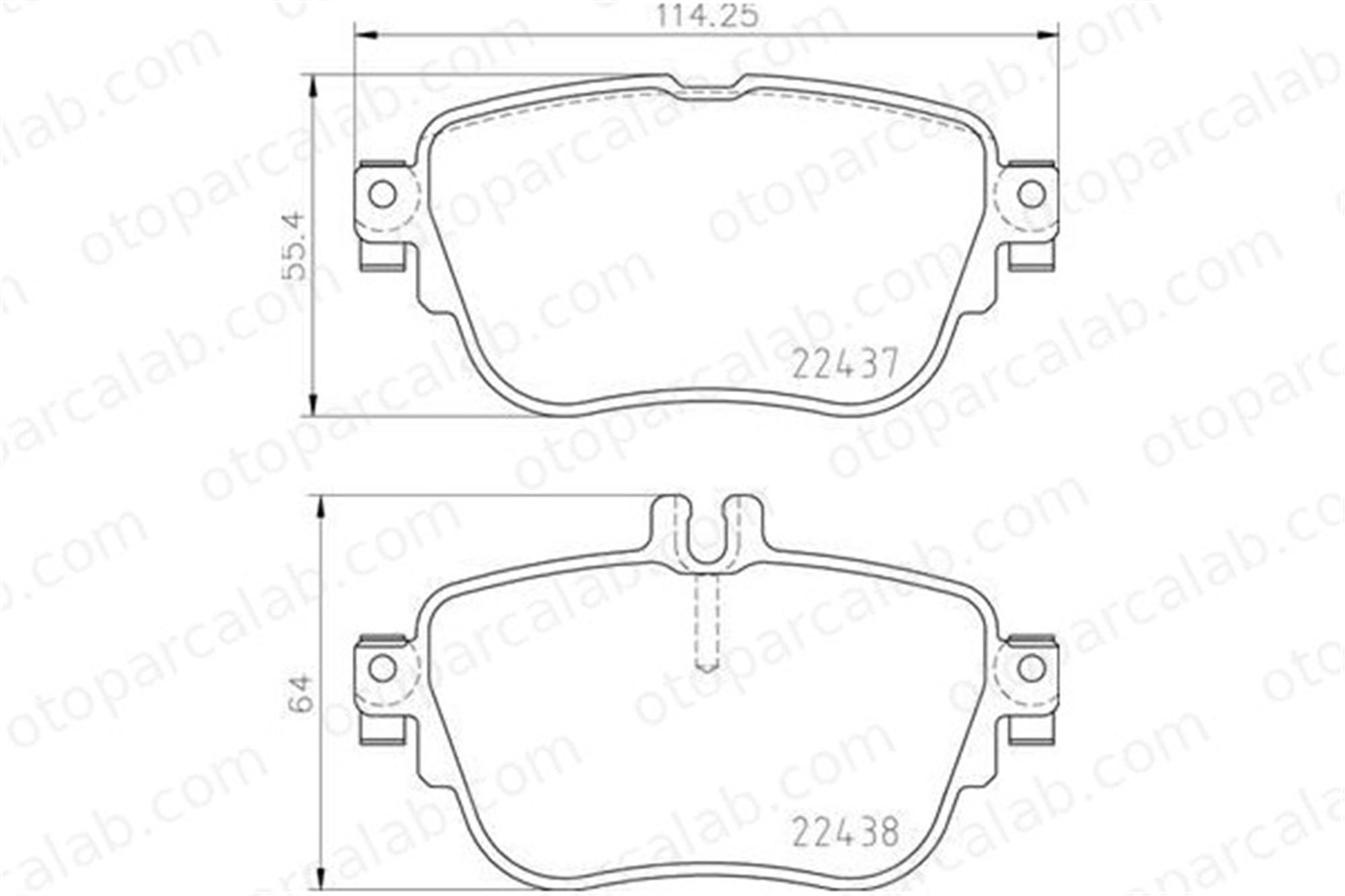 BREMBO P 50 136 Fren Disk Balata Arka MERCEDES-BENZ E-SERISI E-SERISI T-Model A0004209203 4206000