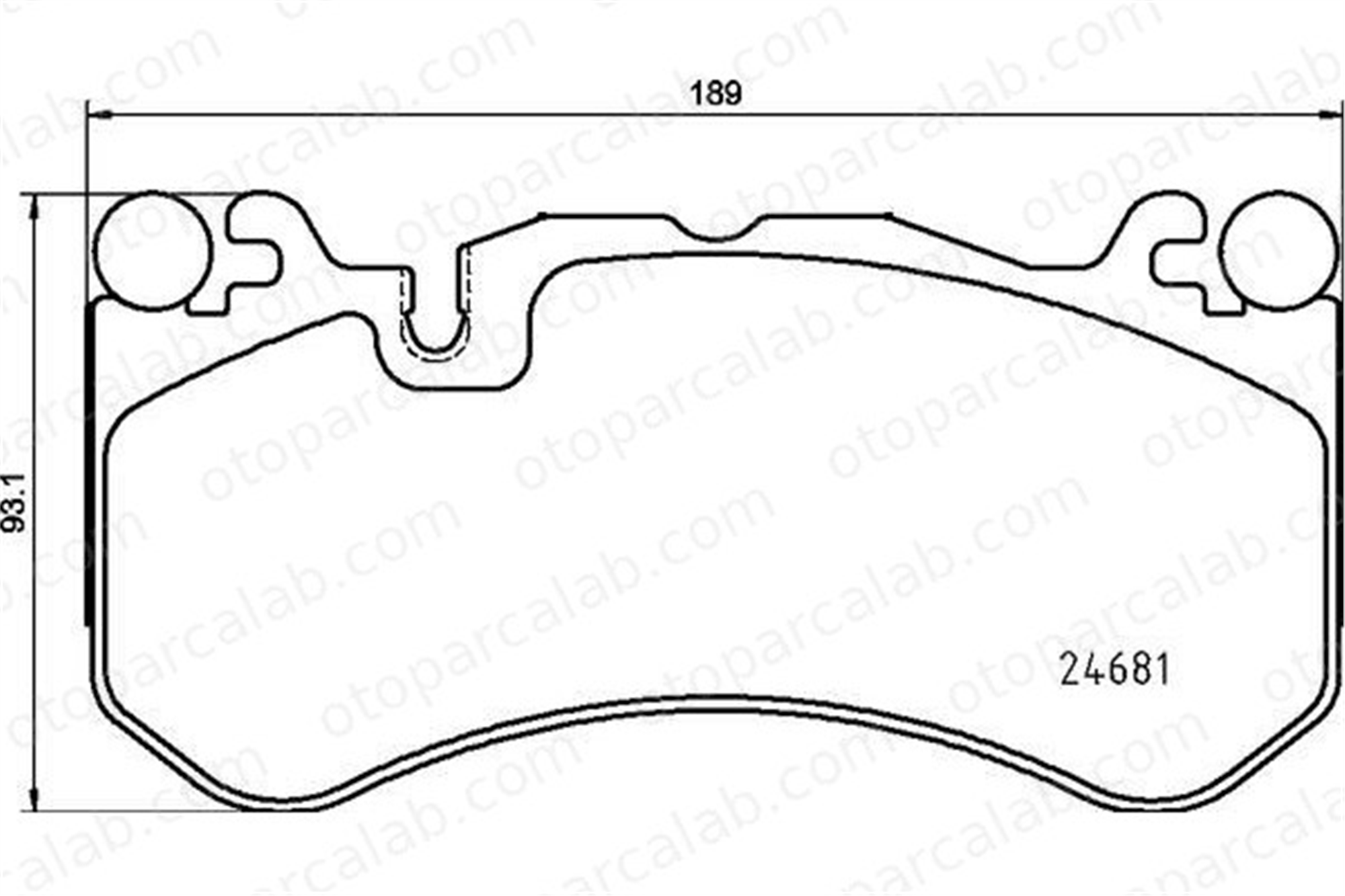 BREMBO P 50 142 Fren Disk Balata Ön MERCEDES-BENZ G-SERISI SL 44208920 4202704