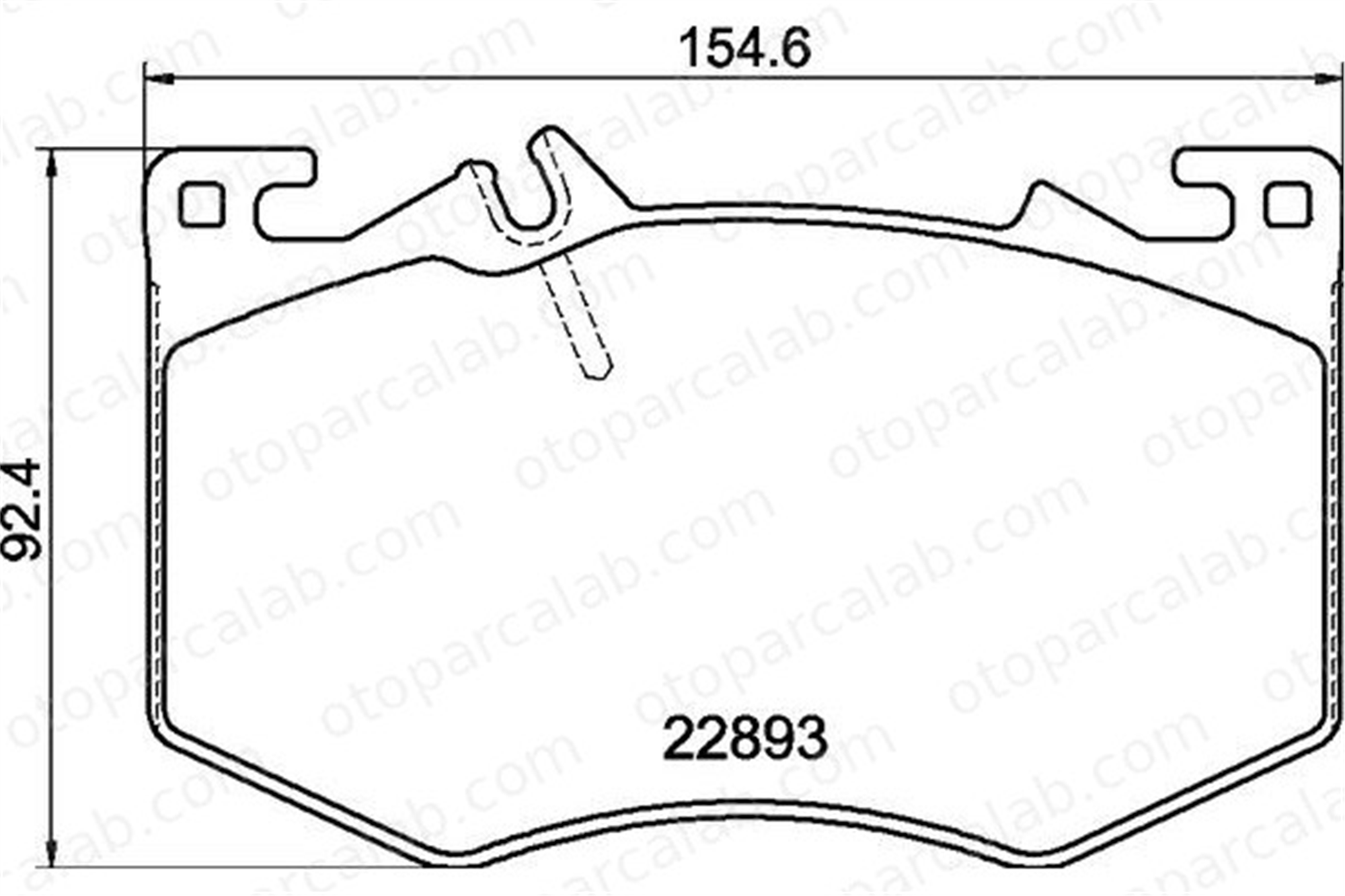 BREMBO P 50 166 Fren Disk Balata Ön MERCEDES-BENZ A-SERISI CLA A0004208302 4203504