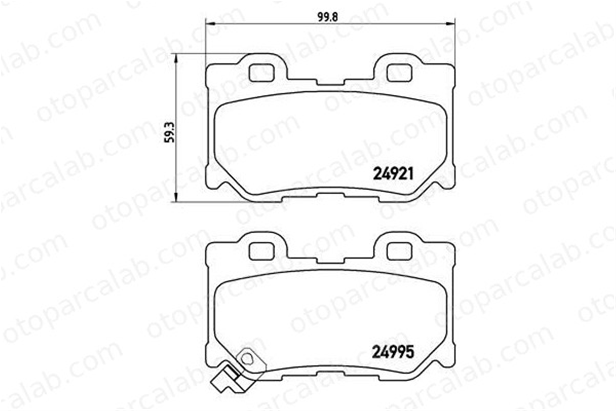 BREMBO P 56 095 Fren Disk Balata Arka INFINITI FX NISSAN 370Z Coupe D4060JL00E D40604GH0A