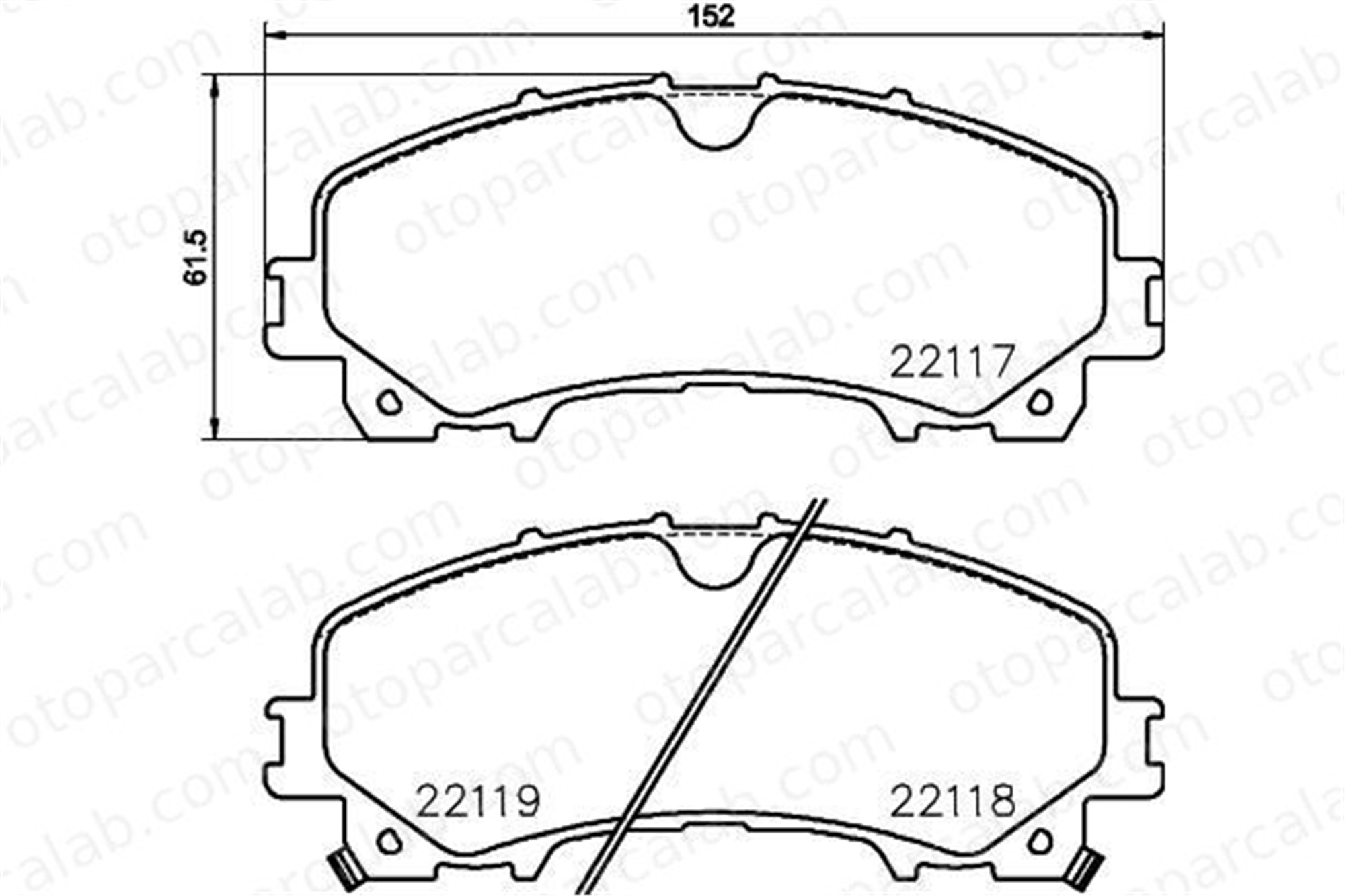 BREMBO P 56 106 Fren Disk Balata Ön NISSAN X-TRAIL III INFINITI Q50 D10604CC0A 410608710R