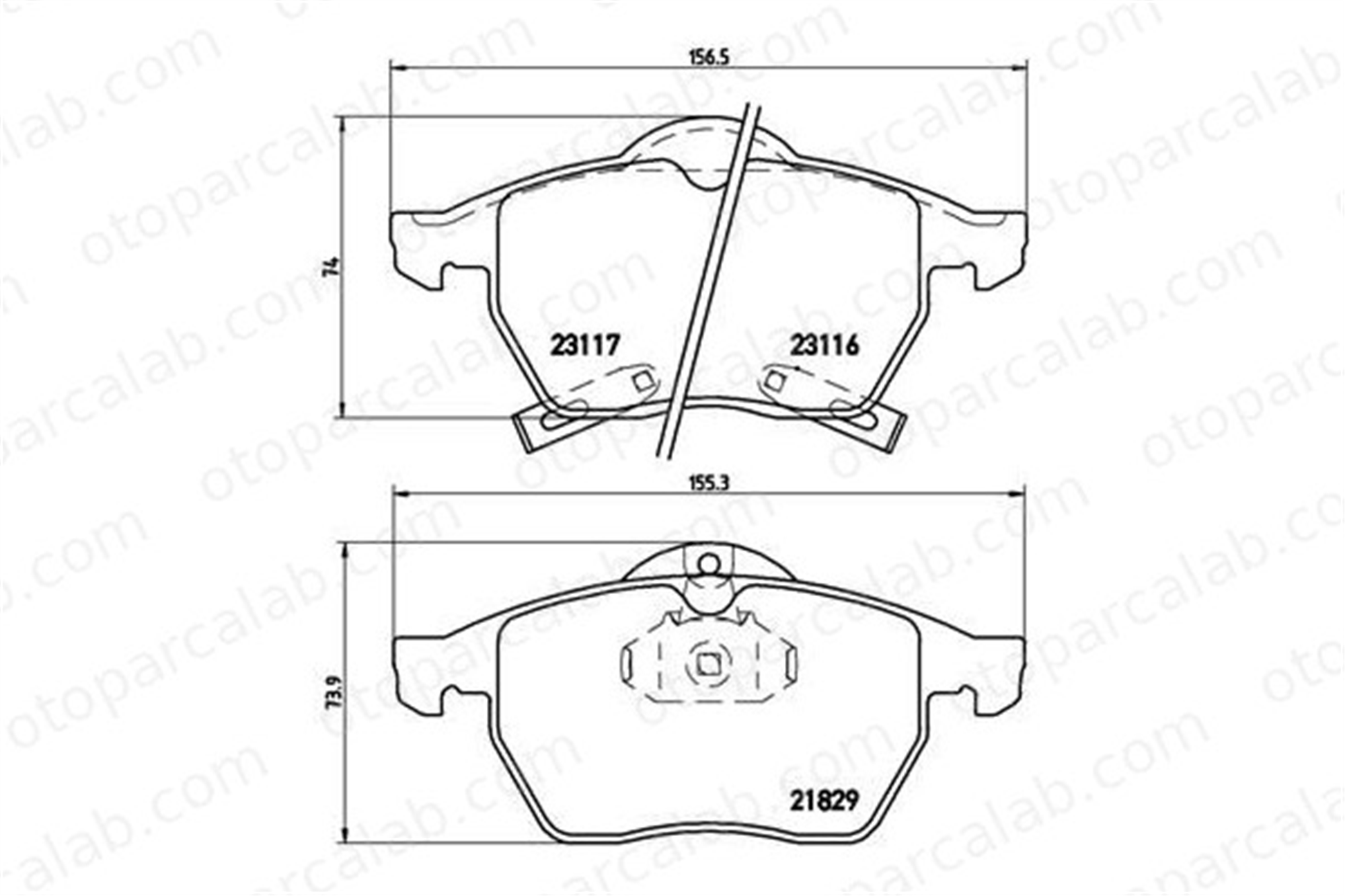 BREMBO P 59 029 Fren Disk Balata Ön SAAB 900 II Cabrio 900 II Coupe 4839924 128416074