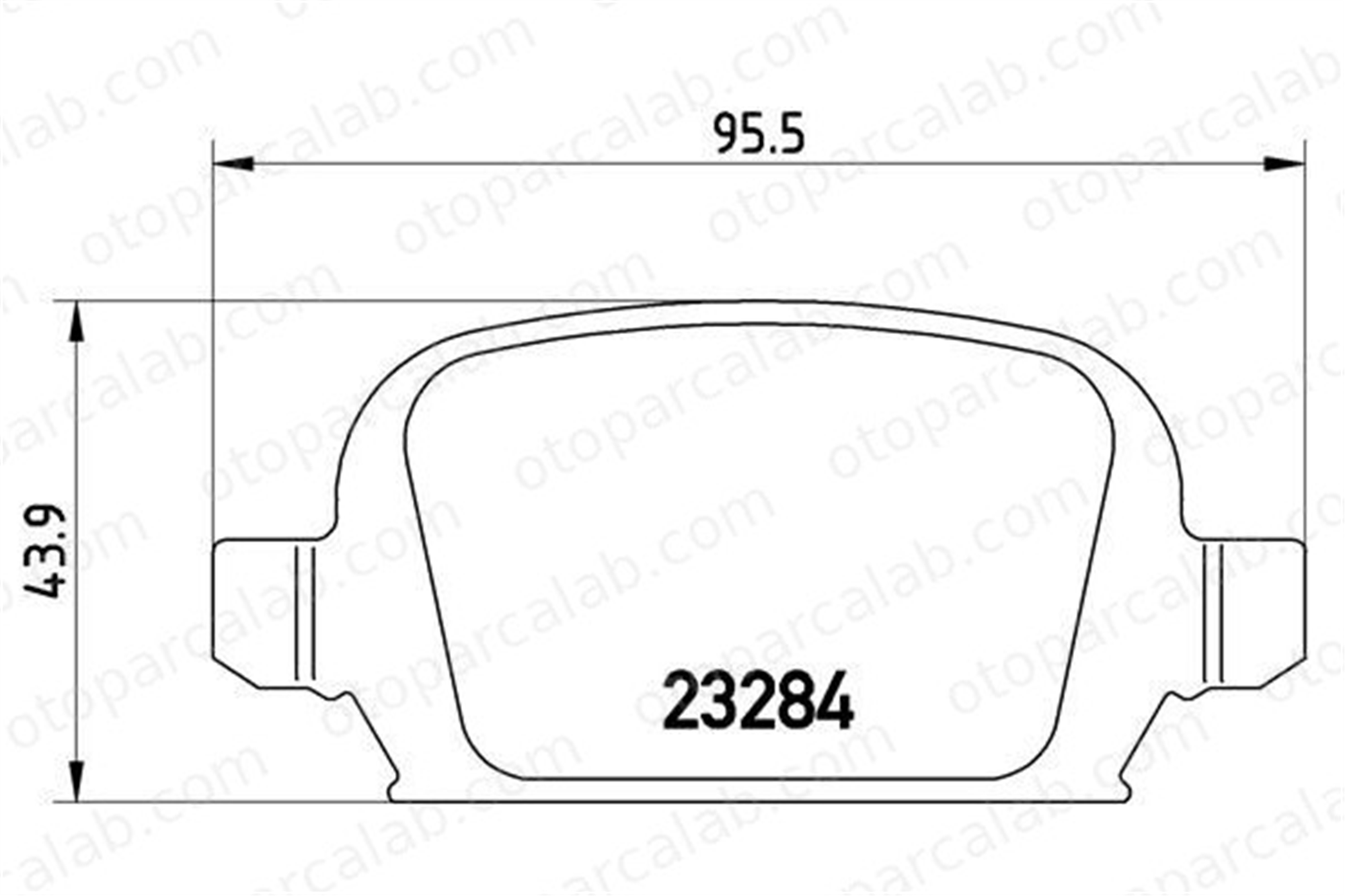 BREMBO P 59 037 Fren Disk Balata Arka OPEL TIGRA TwinTop CORSA C 93178789 1605965