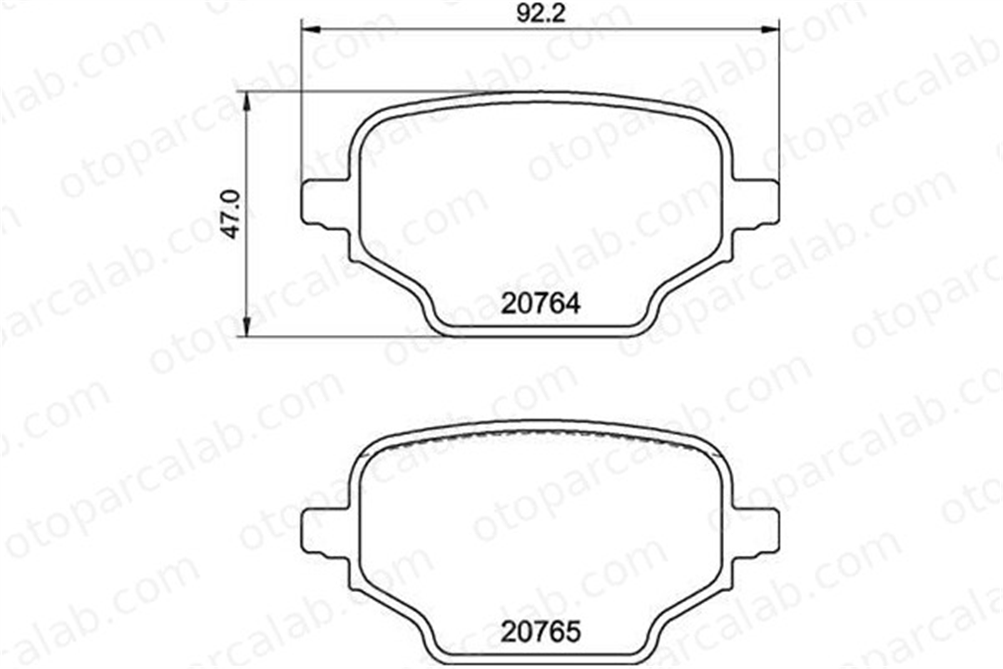 BREMBO P 59 098 Fren Disk Balata Arka PEUGEOT PARTNER Kasa/büyük limuzin CITROËN BERLINGO Kasa/büyük limuzin 1688139780 1635254980