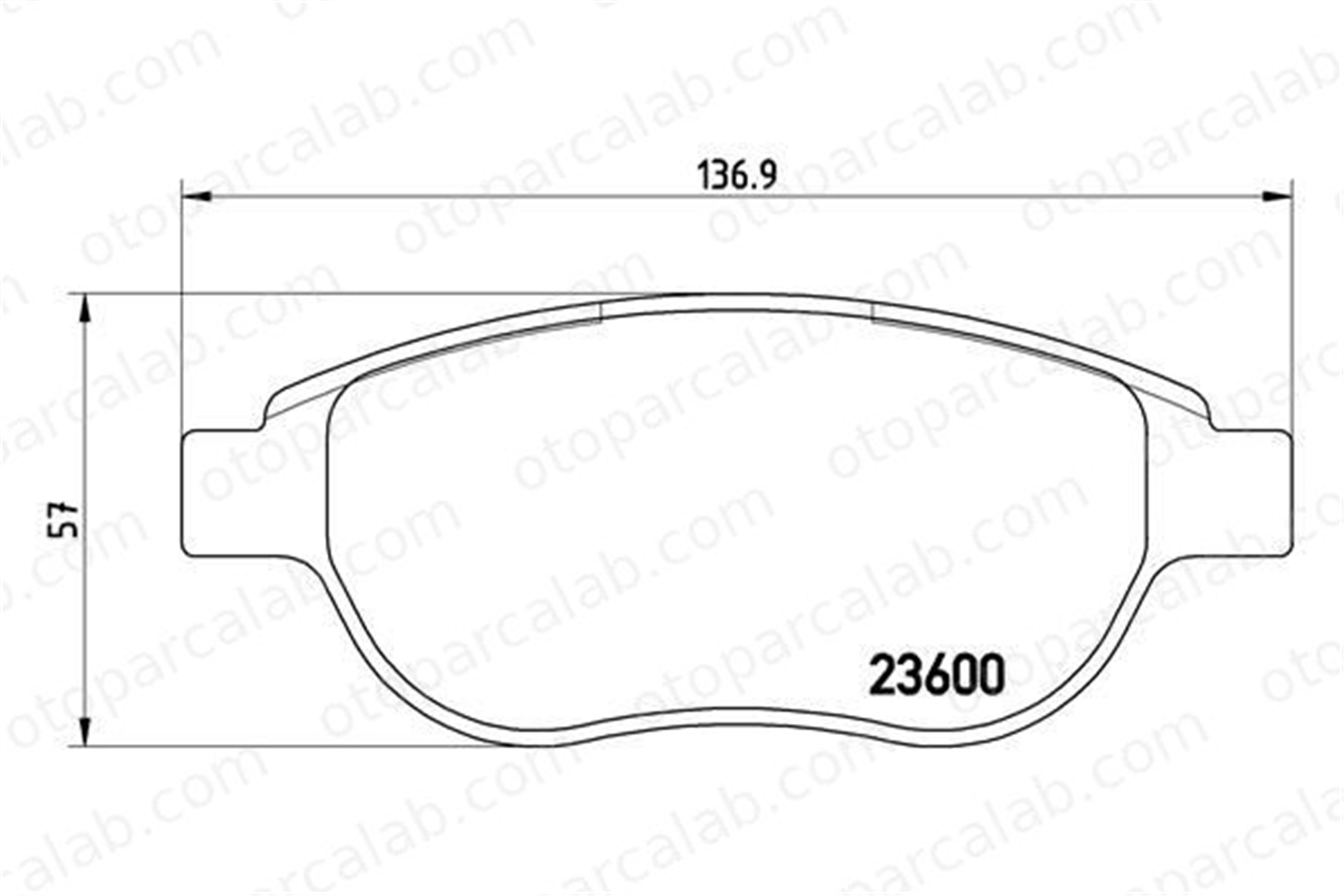 BREMBO P 61 068X Fren Disk Balata Ön CITROËN C4 I XSARA PICASSO 425492 1611838880