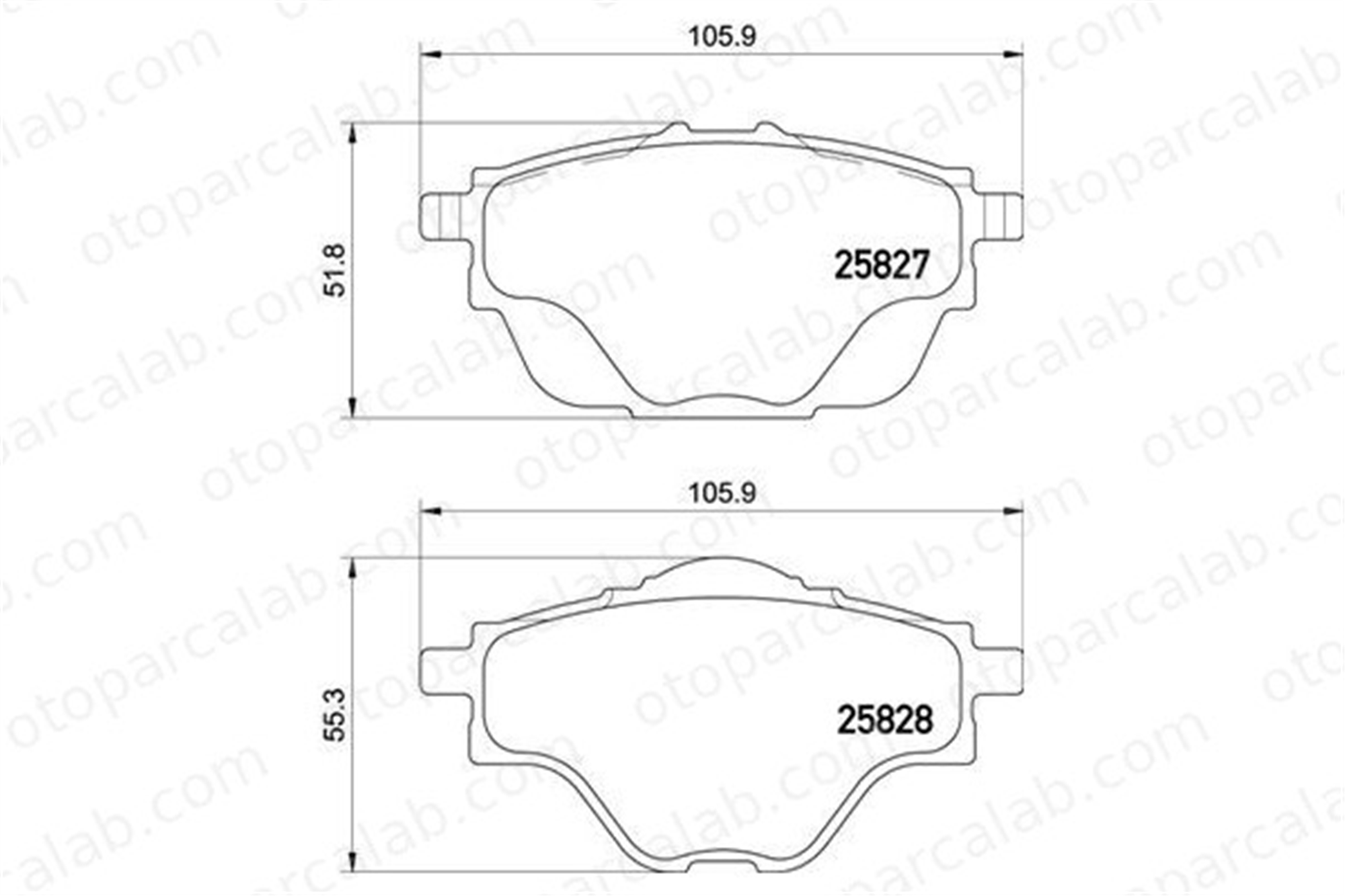 BREMBO P 61 124 Fren Disk Balata Arka PEUGEOT 5008 II CITROËN C4 PICASSO II 95525386 1609000980