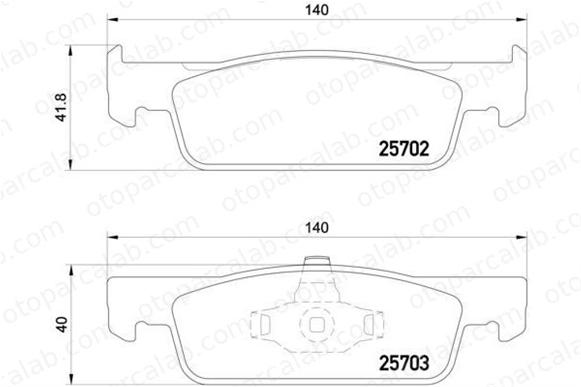BREMBO P 68 059 Fren Disk Balata Ön DACIA SANDERO II RENAULT CLIO IV 410602581R 410605612R