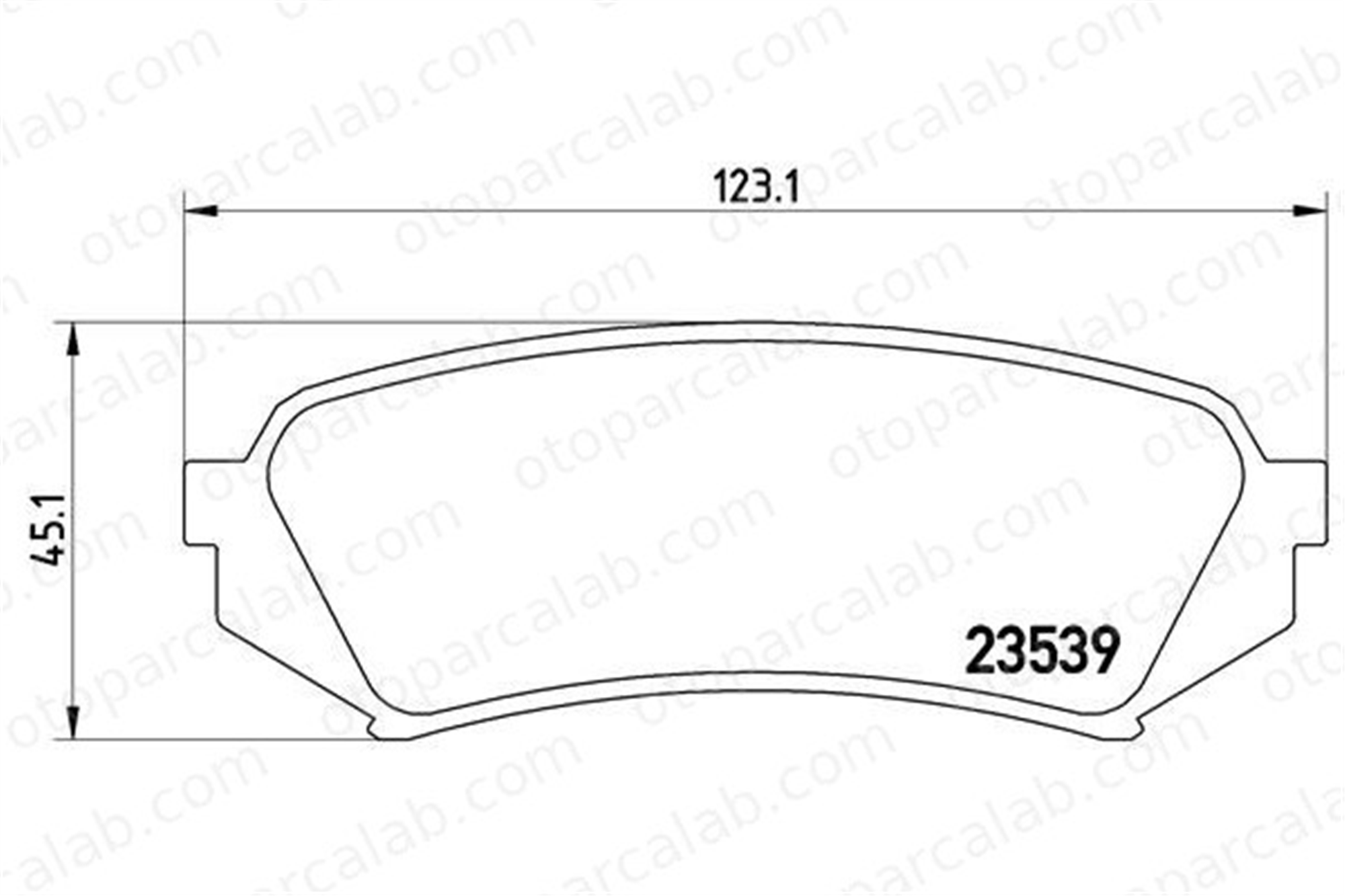 BREMBO P 83 049 Fren Disk Balata Arka TOYOTA LAND CRUISER 100 LEXUS LX 4466YZZC4 04466YZZC4