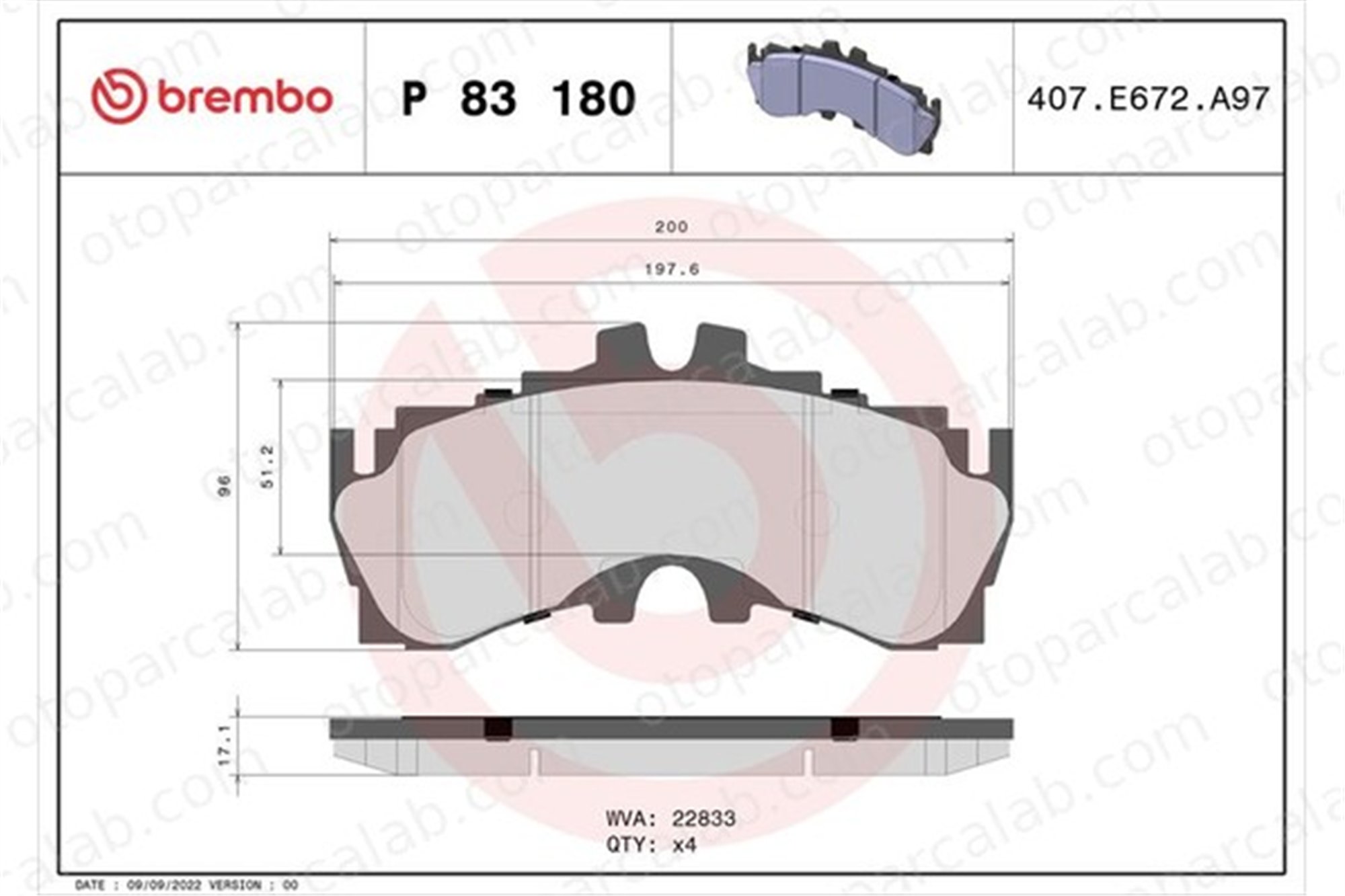 BREMBO P 83 180 Fren Disk Balata Ön LEXUS LC Coupe LS 446511011 0446511011