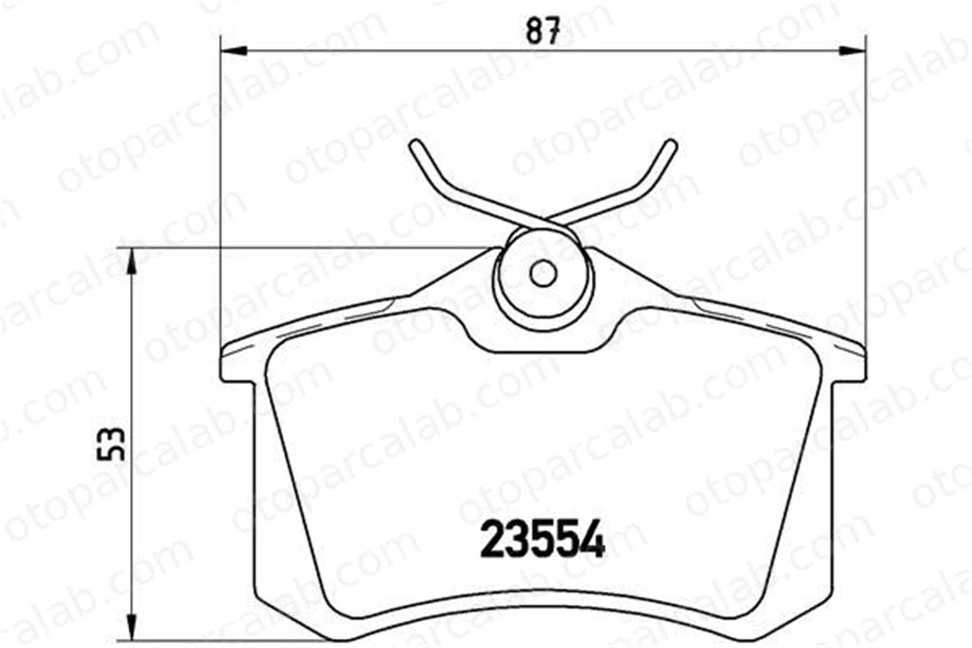BREMBO P 85 020 Fren Disk Balata Arka SEAT LEON AUDI A6 C5 Avant 1J0698451P 440605713R