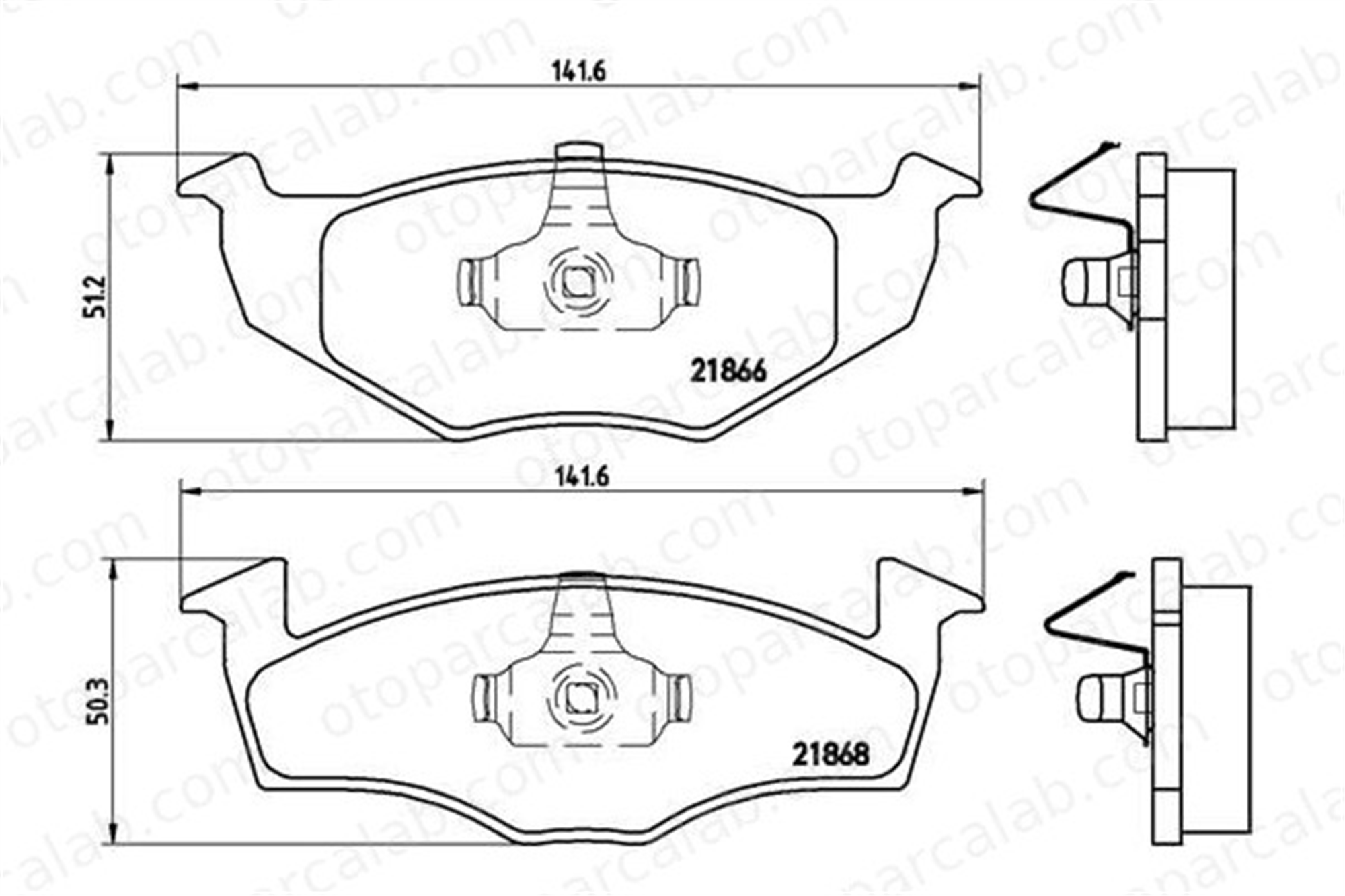 BREMBO P 85 031 Fren Disk Balata Ön SEAT CORDOBA IBIZA II 1H0698151B