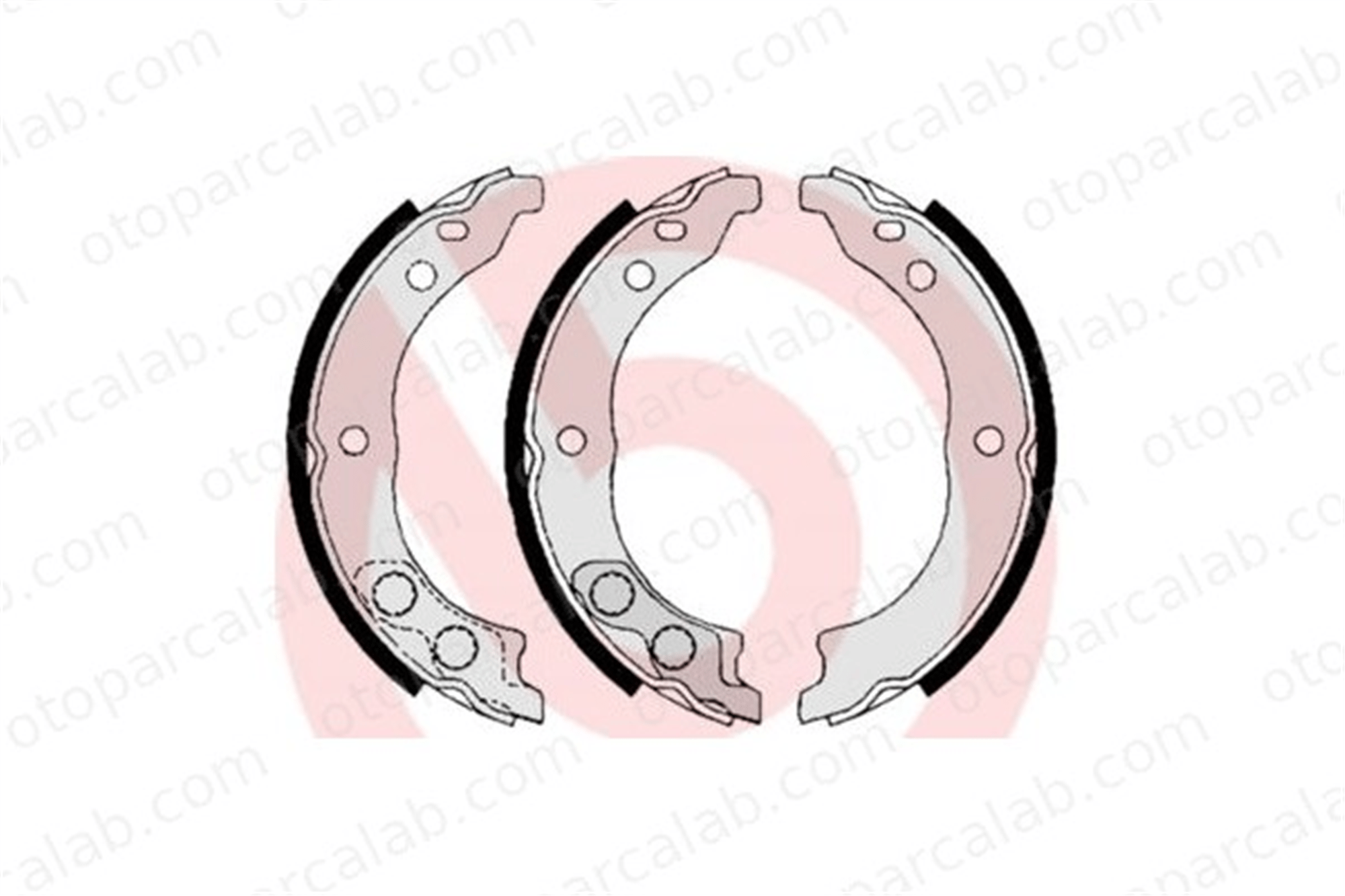 BREMBO S 61 541 El Fren Balatası FIAT DUCATO Panelvan/Van DUCATO Minibüs/Otobüs 4241L1 4241L9