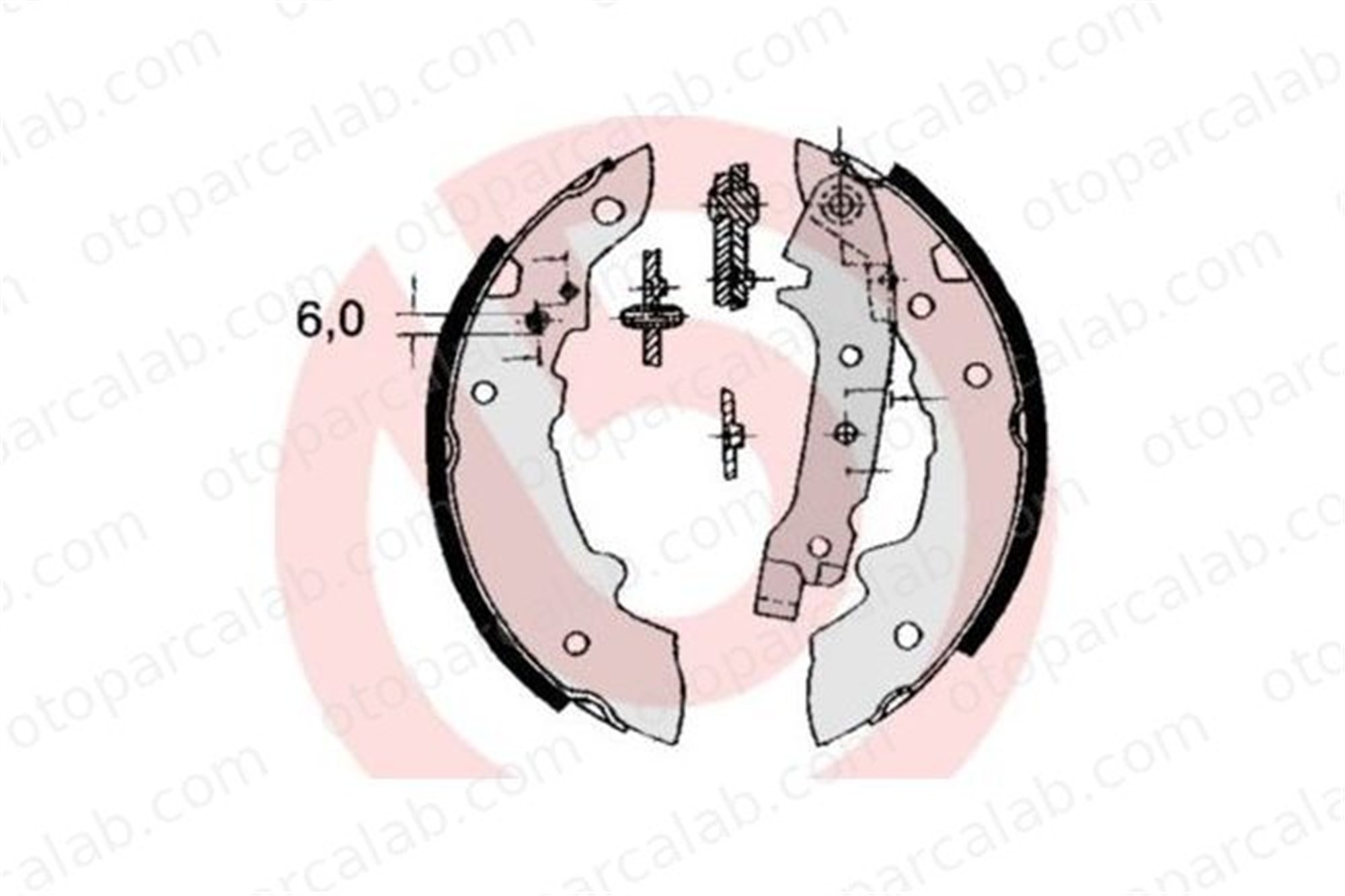 BREMBO S 68 508 El Fren Balatası CITROËN VISA RENAULT 5 423649 75521560