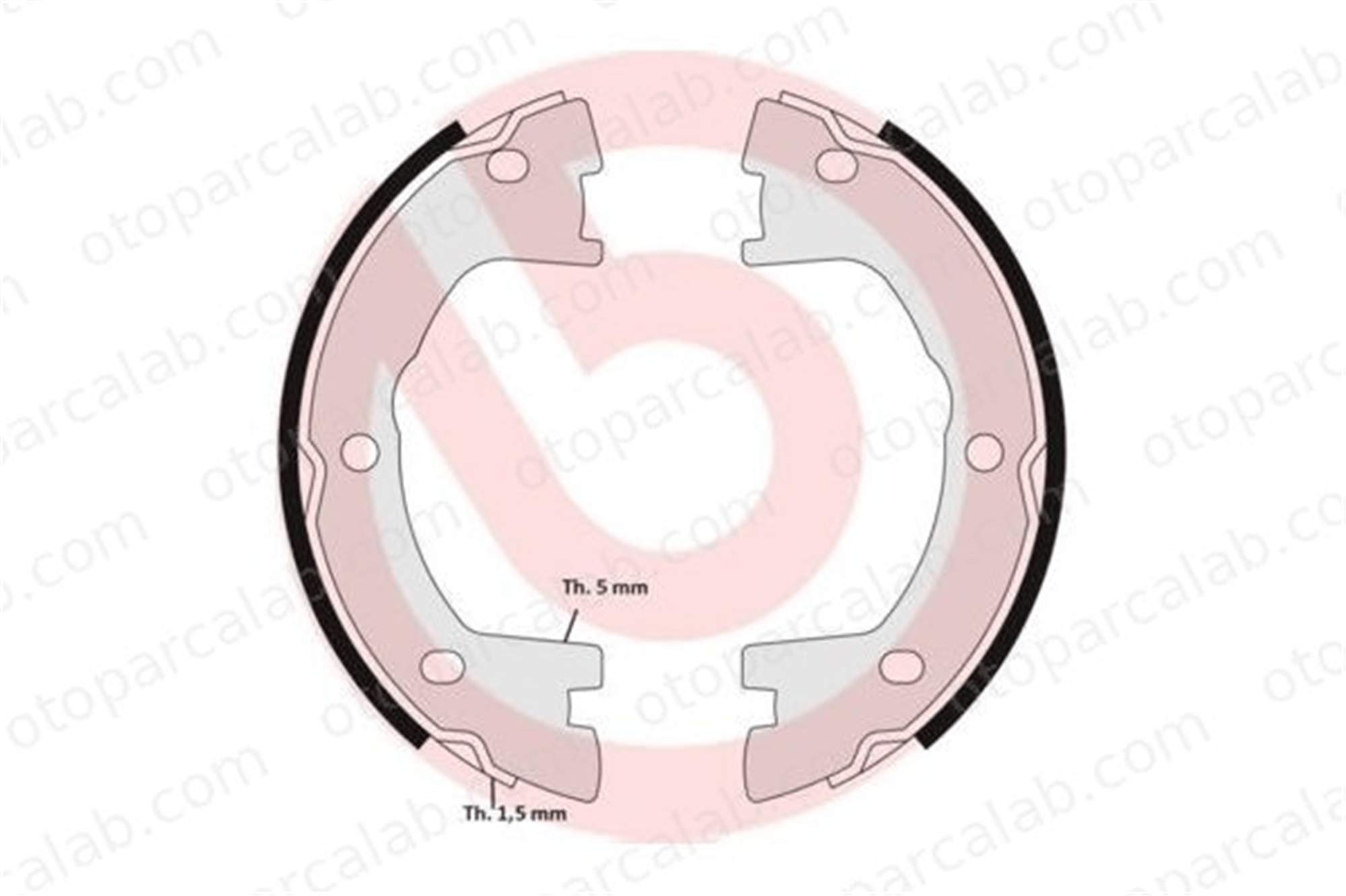 BREMBO S A6 506 El Fren Balatası IVECO DAILY III Platform şasi DAILY III Panelvan/Van 1906403 5001844749