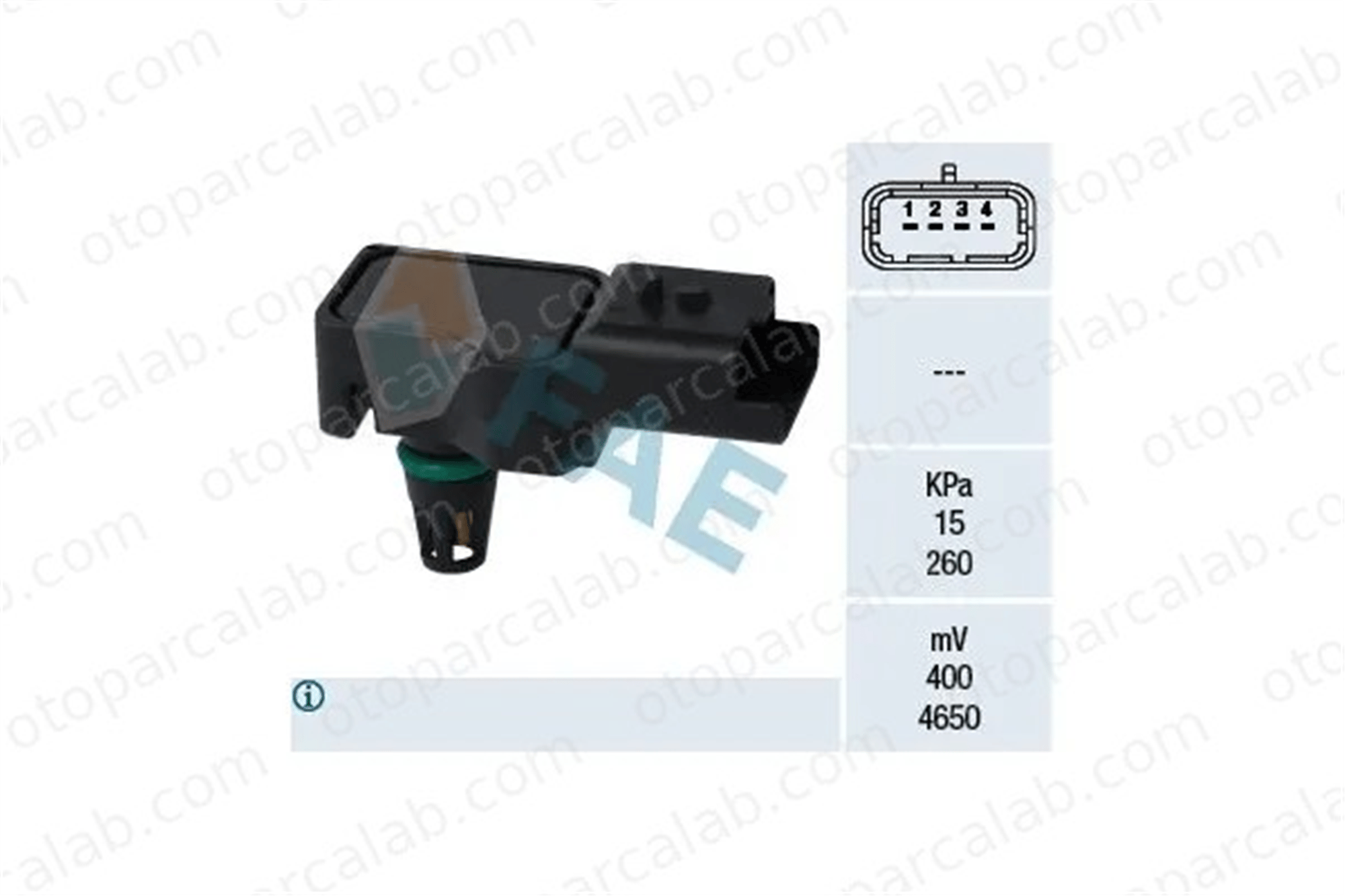 BREMI 35036 MAP Sensörü PEUGEOT 308 I 308 SW I 1922R6 13627535069