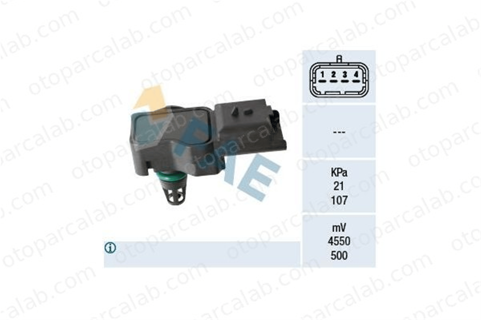 BREMI 35066 MAP Sensörü CITROËN C3 PICASSO DS3 1920LW 13627539811