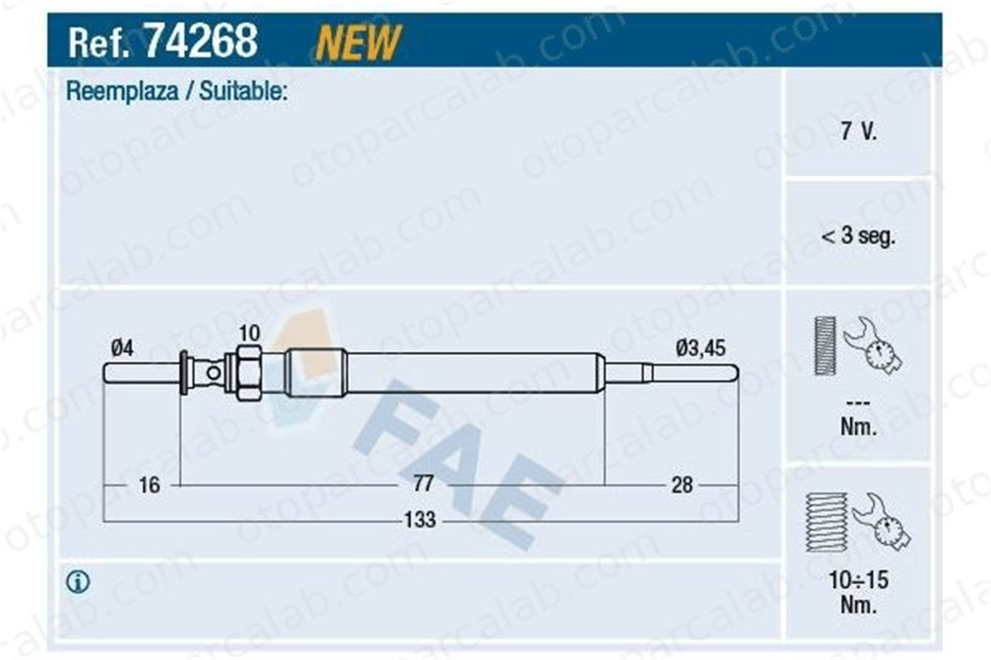 BREMI BR:26096 Isıtma Bujisi BMW 1 3 12230035934 12237803368