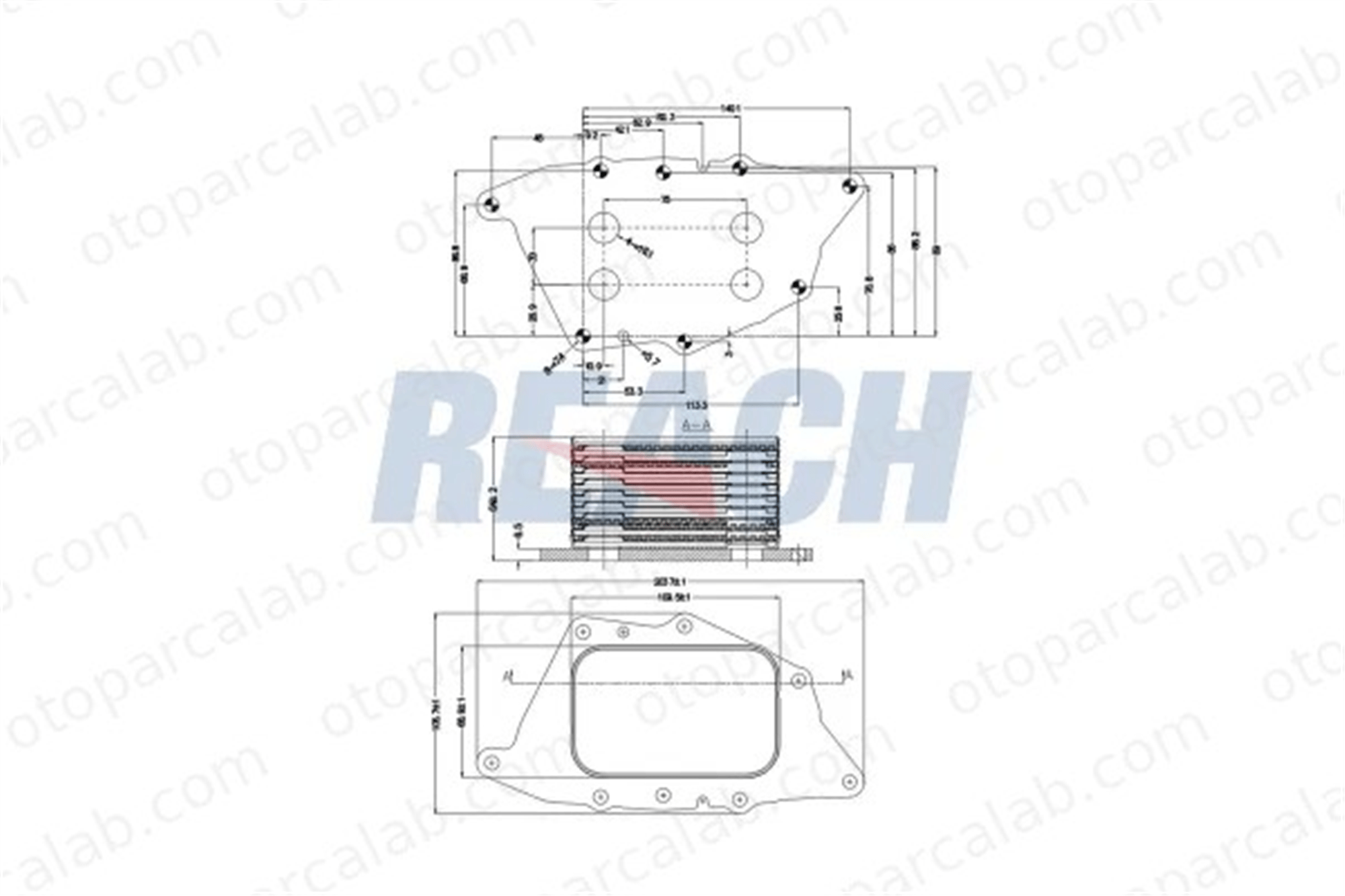 BROM BM5094 Motor Yağ Soğutucu MINI MINI BMW 2 Active Tourer 11428585236 11428574002